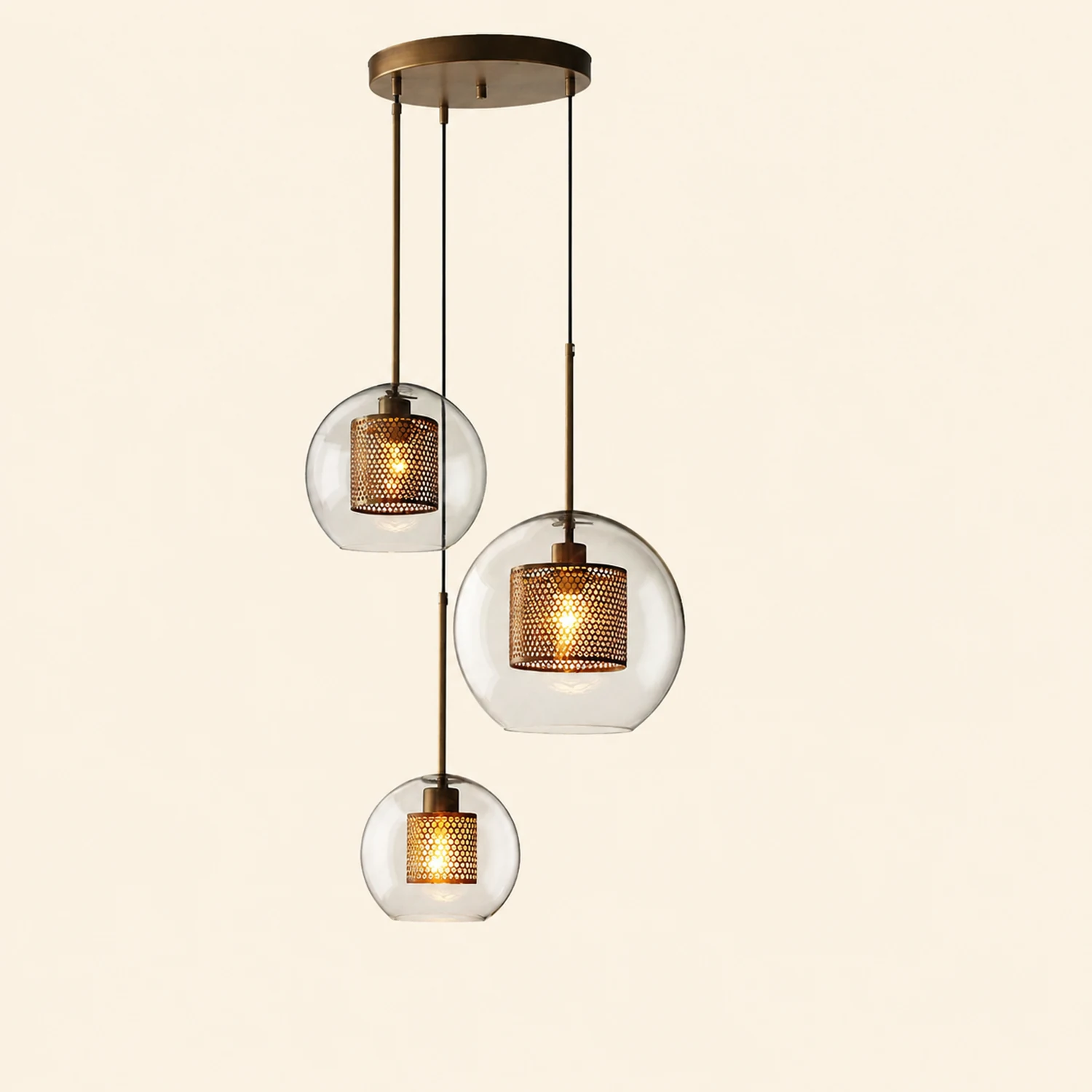 Modern Decor Chiswick Glass Pendant Light - Lumpaz