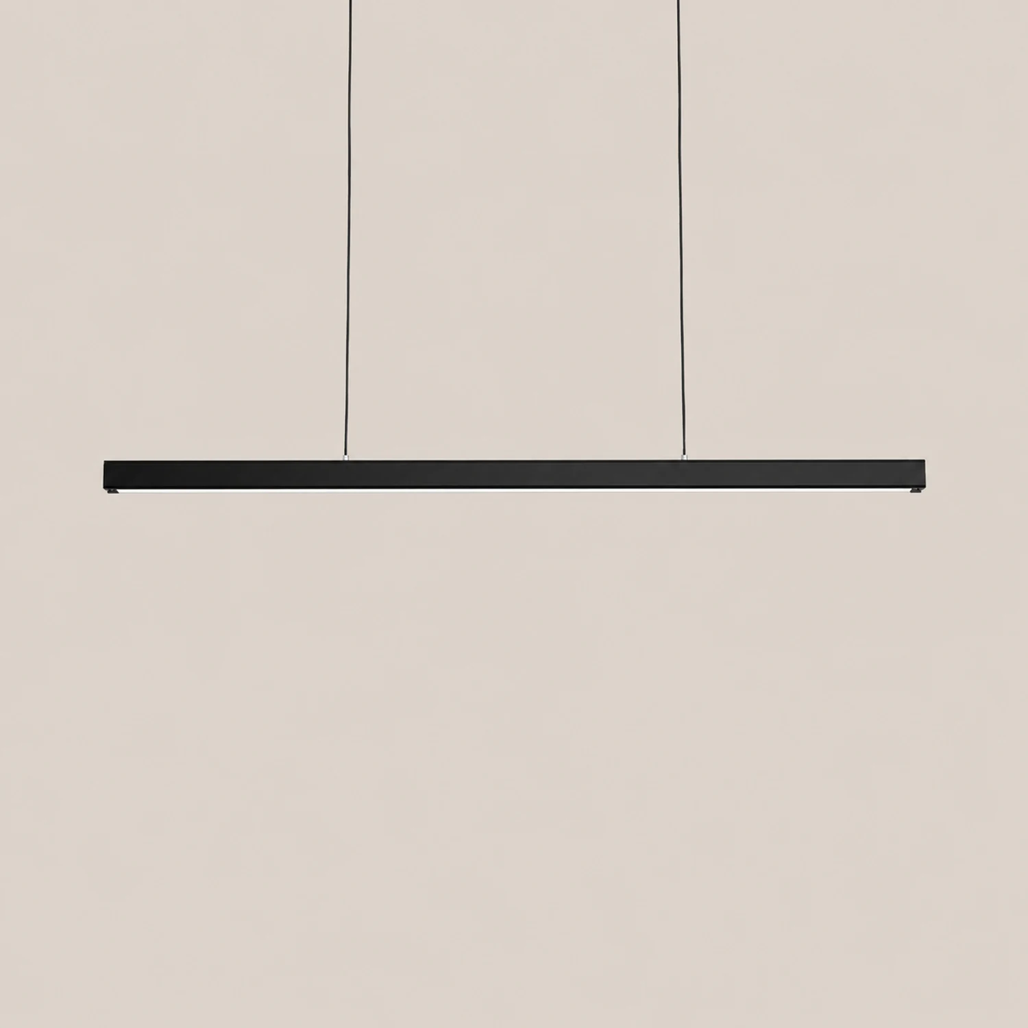Edge Pendelleuchte Linear dimmbar, Metall&Holz, 60/80/100/120CM Lang - Lumpaz