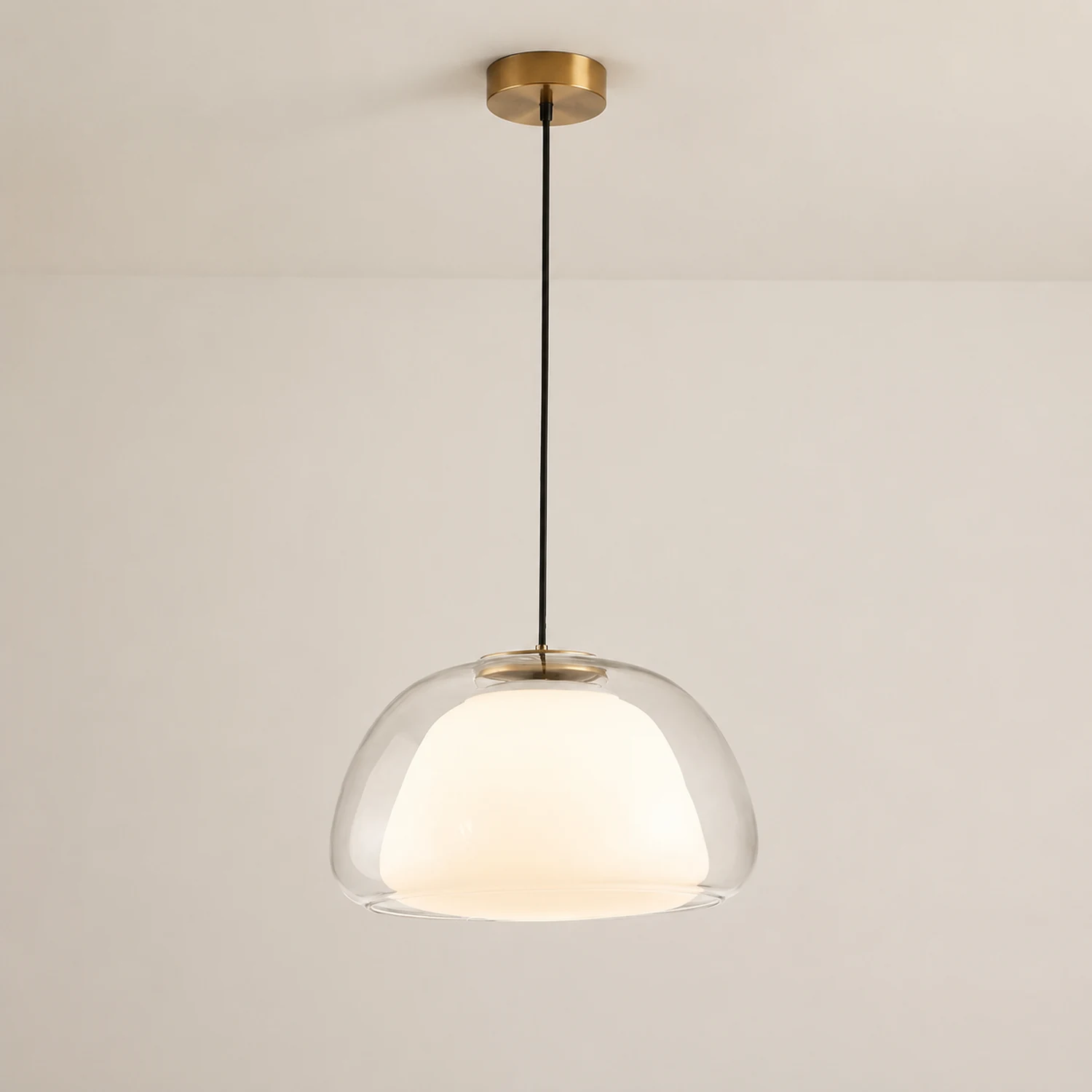 Nordic Modern Minimalist Glass Pendant Light - Lumpaz