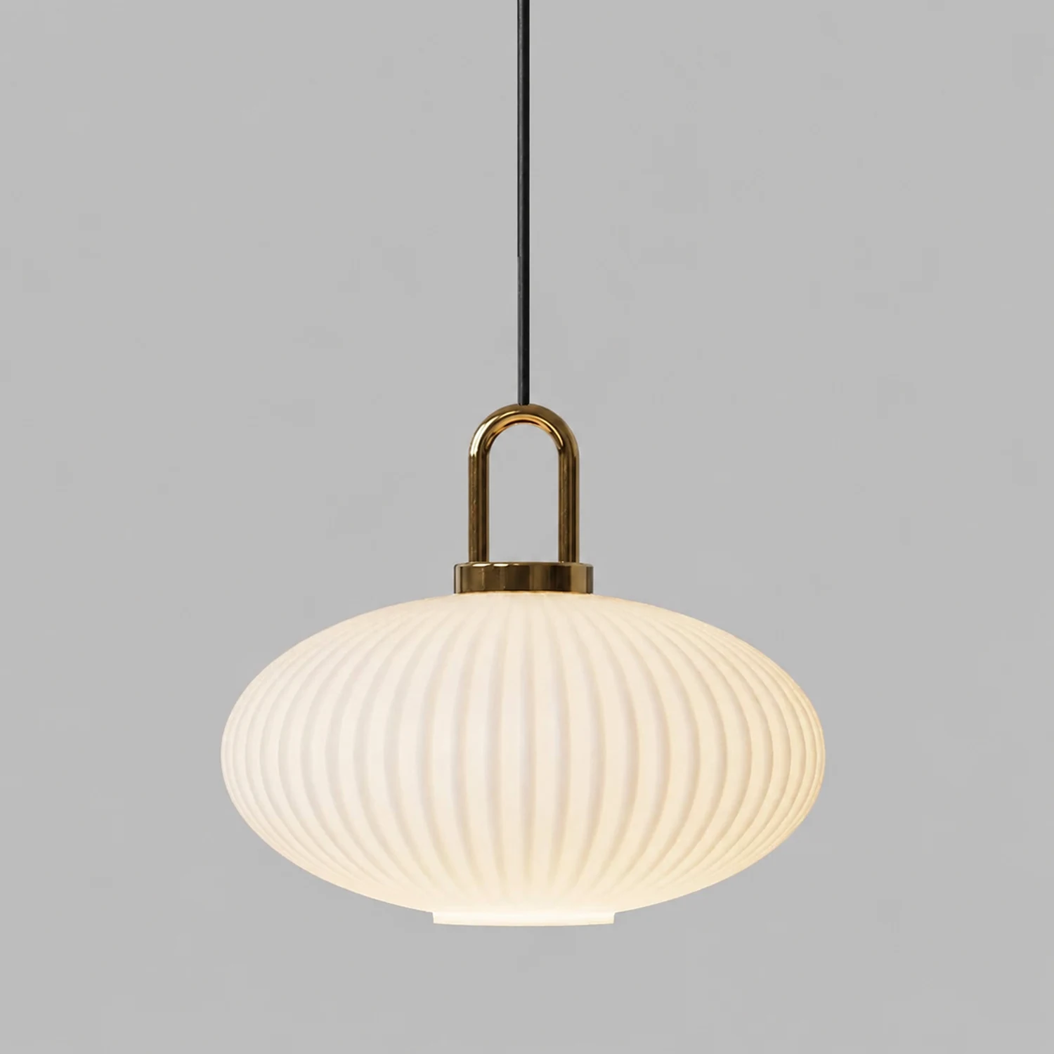 Design Pumpkin Shape Glass Pendant Light - Lumpaz