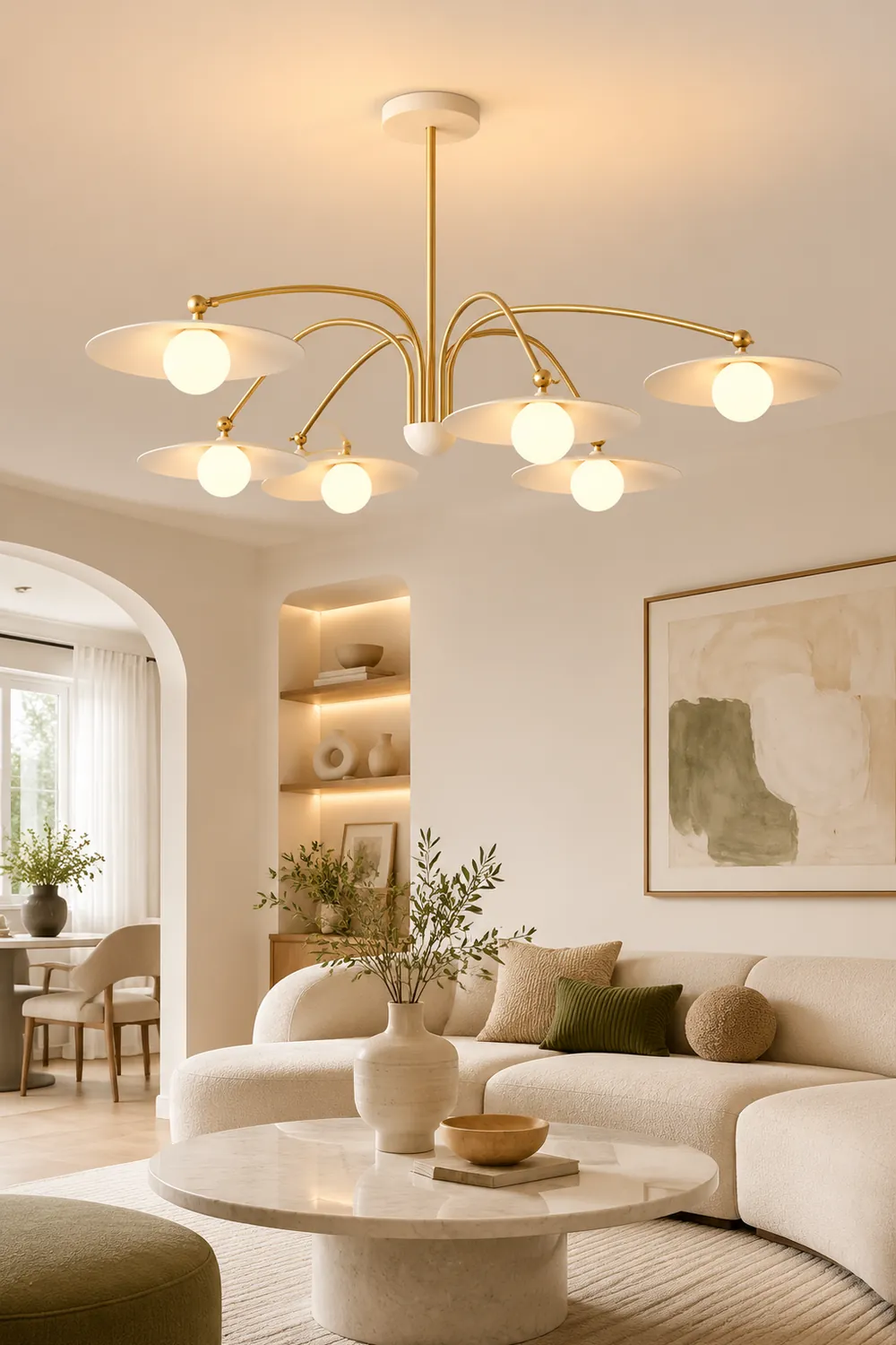 Cairns Pendelleuchte, 3/6/8 -flammig - Lumpaz