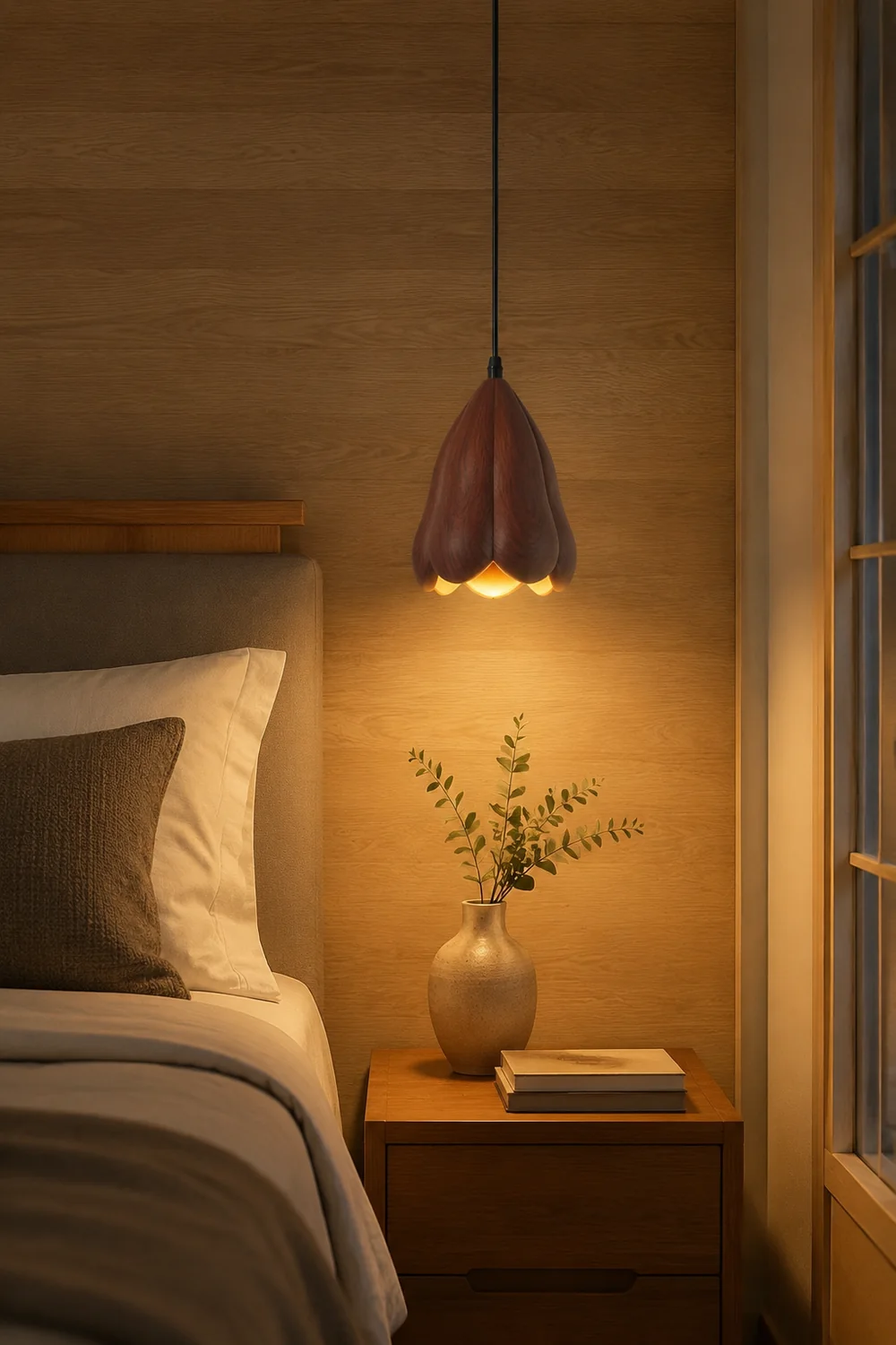 Retro Creative Flower Resin Hanging Light - Lumpaz