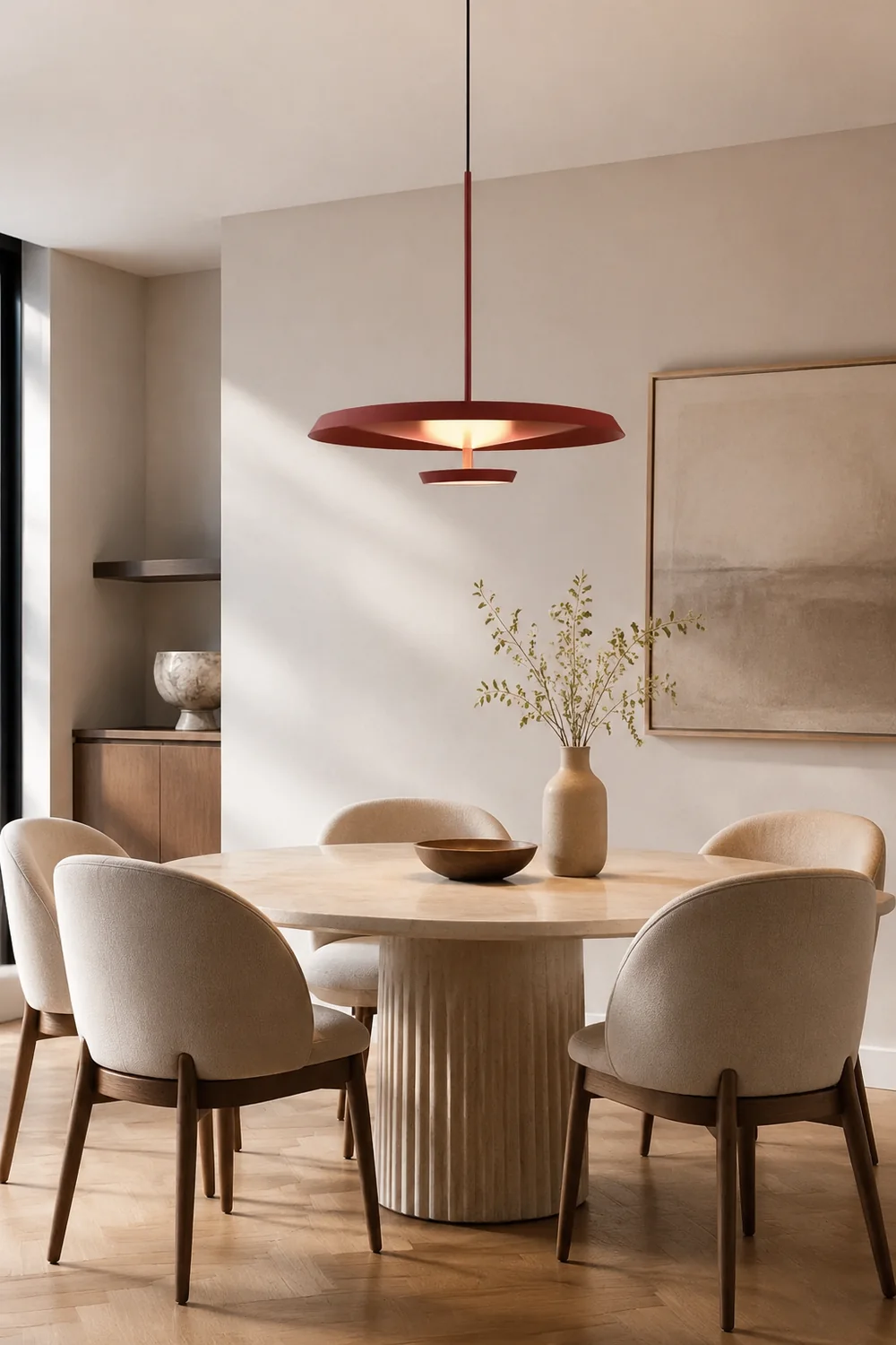 Modern LED Fixtures Round Plate Pendant Lights - Lumpaz