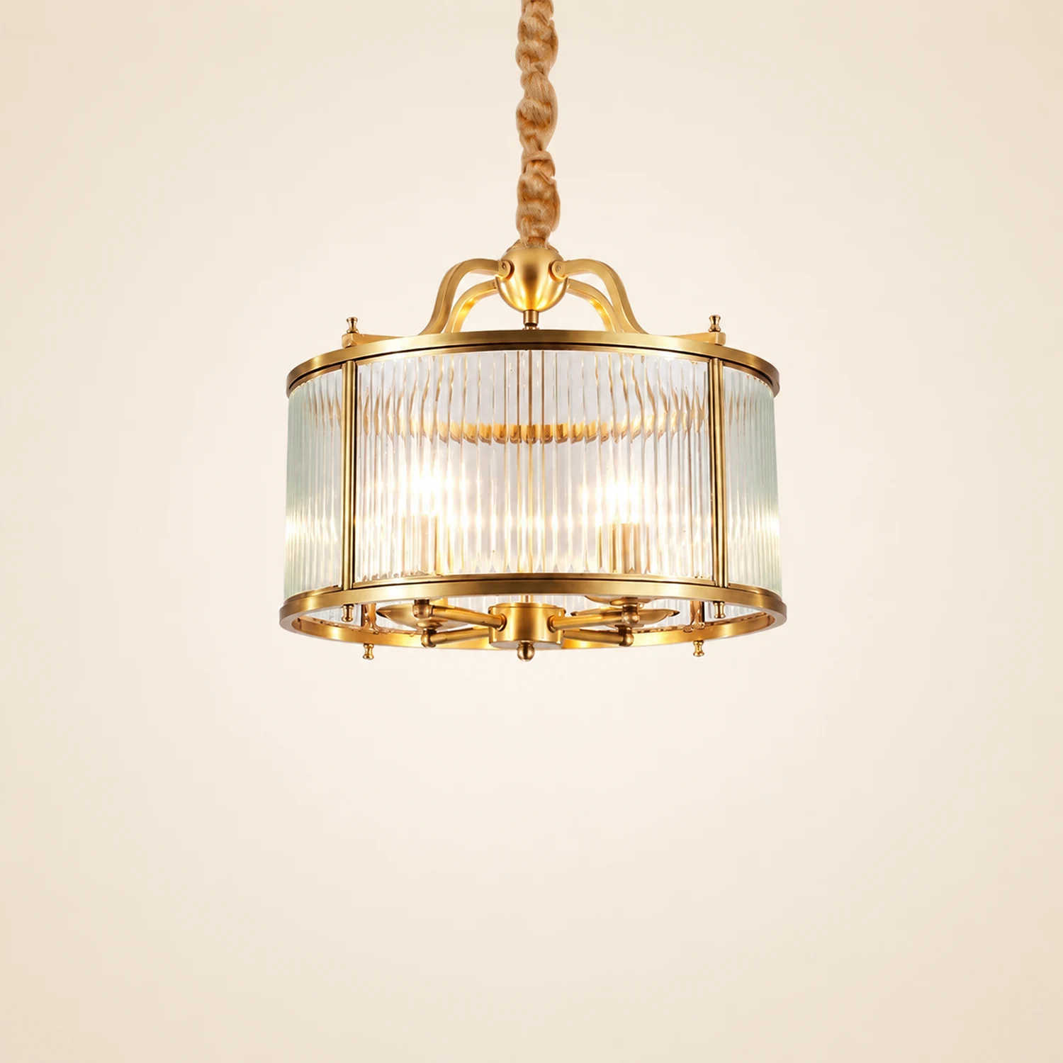 Modern Light Luxury Simple Glass Hanging Light - Lumpaz