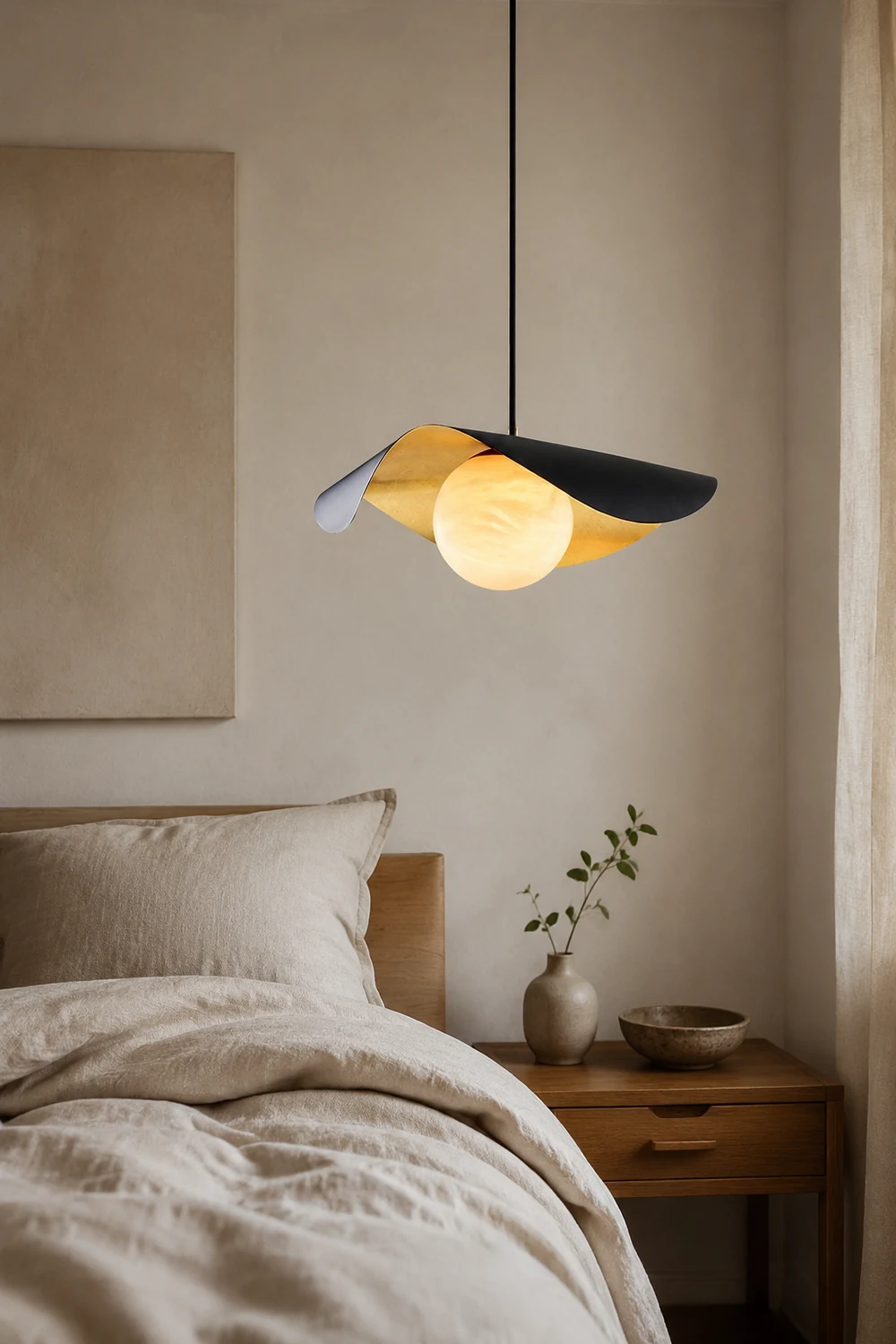 Eveline Pendelleuchte, Pure Kupfer&Dolomite, ∅35/40cm - Lumpaz