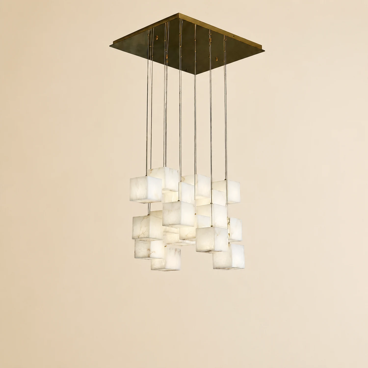 Modern Artistic Geometric Shape Elegant Hanging Light Fixture - Lumpaz