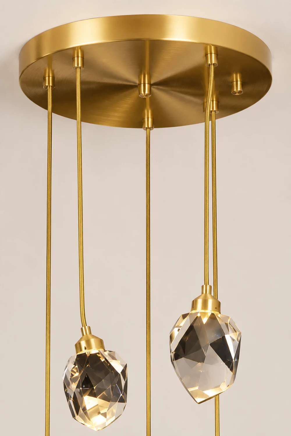 Creative Modern Crystal Gold Raindrop Chandelier - Lumpaz