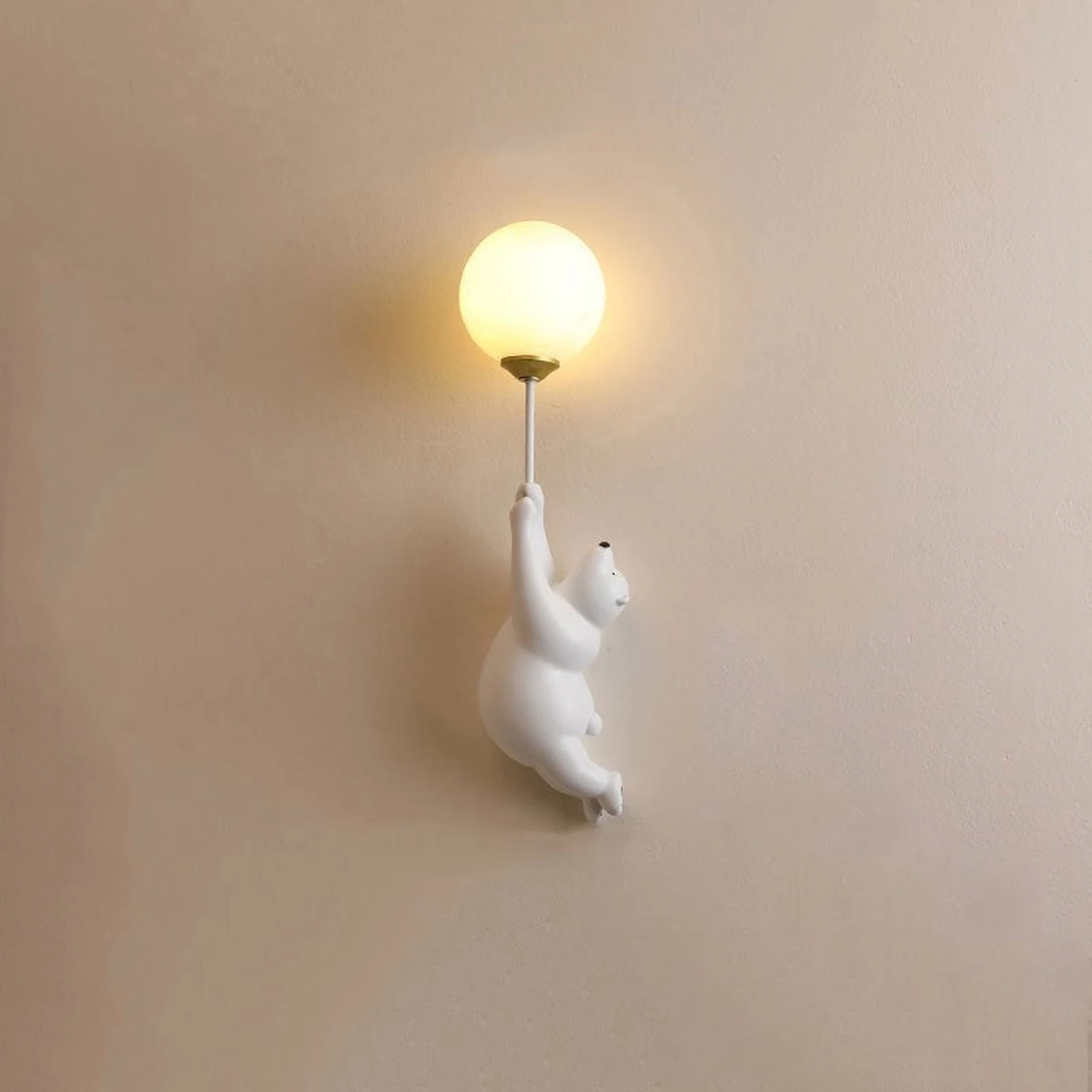 Fateh Wandlampe Bär Ballon, 4 Farben - Lumpaz