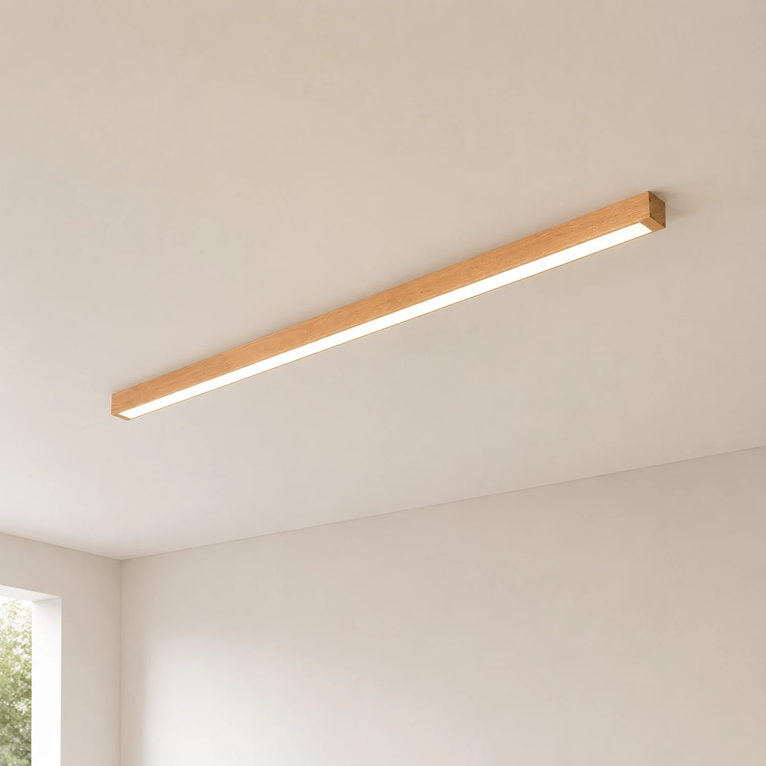Edge Deckenleuchte, Holz 60/100cm - Lumpaz