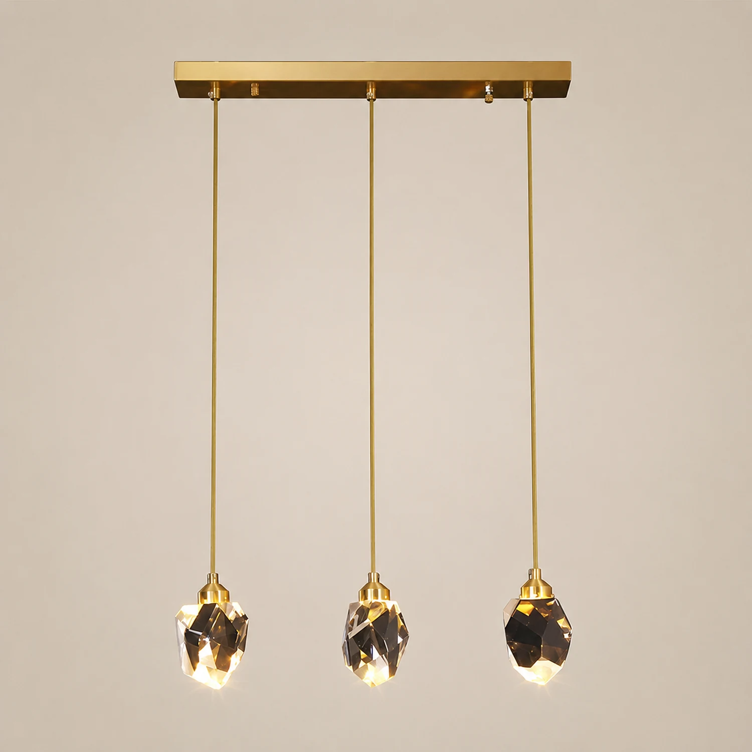 Creative Modern Crystal Gold Raindrop Chandelier - Lumpaz