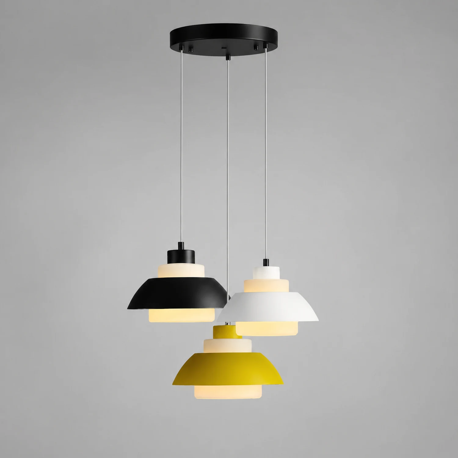 Minimalist Aluminum Pendant Light for Dining Room - Lumpaz