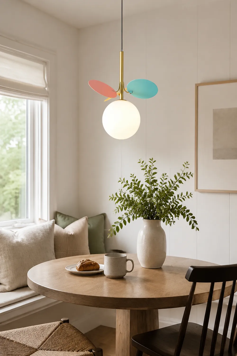 Glass Lampshade Chandelier Personality Art PVC Pendant Light - Lumpaz