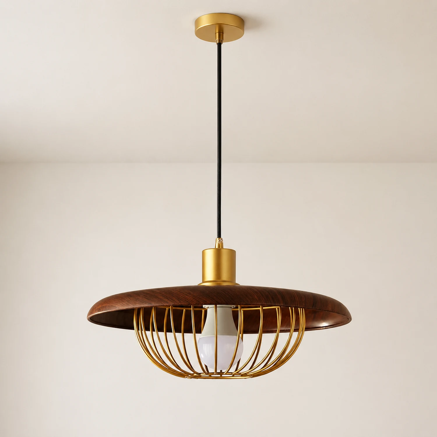 Creative Hollow Wrought Iron Hanging Lamp Shade - Lumpaz