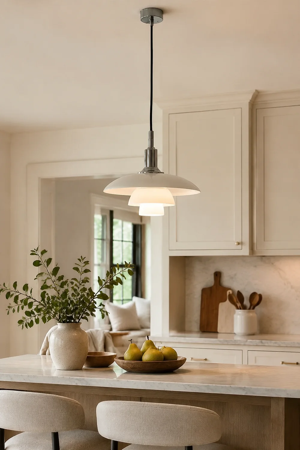 Medieval Nordic Simple Bauhaus Glass Pendant Light - Lumpaz
