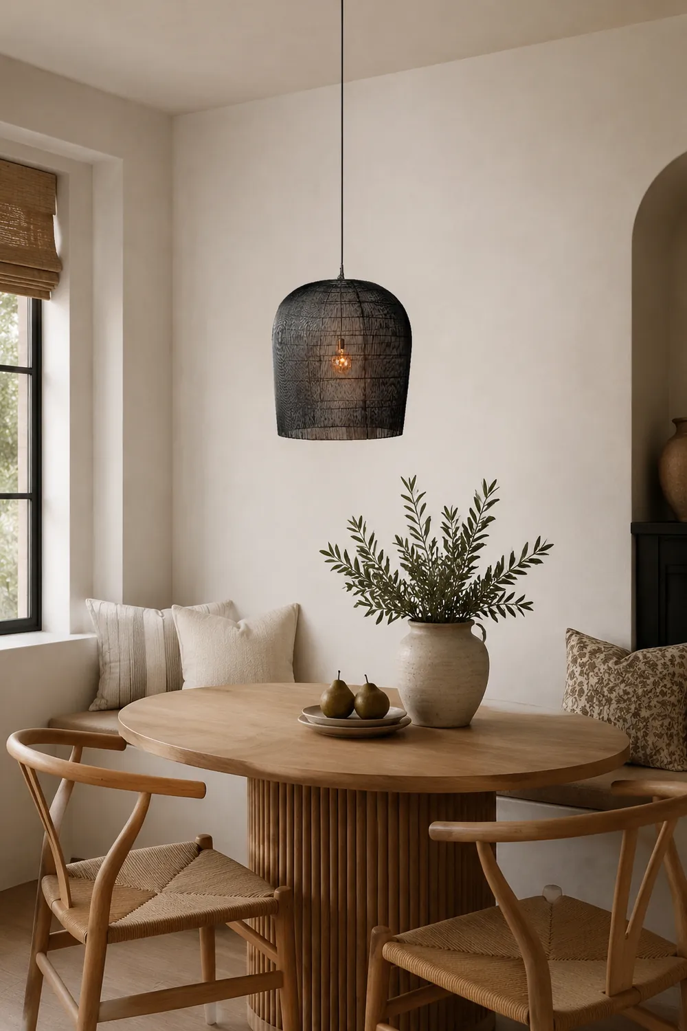 Wabi Sabi Simple Rattan Can Pendant Light - Lumpaz