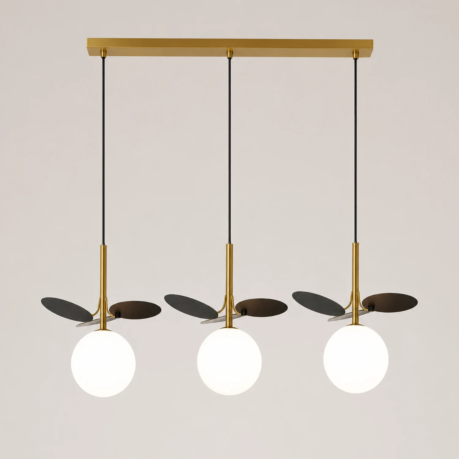 Glass Lampshade Chandelier Personality Art PVC Pendant Light - Lumpaz