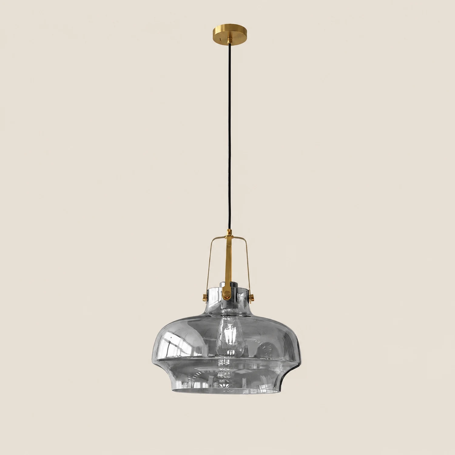 Modern Clear Fish Tank Shaped Glass Pendant Light - Lumpaz