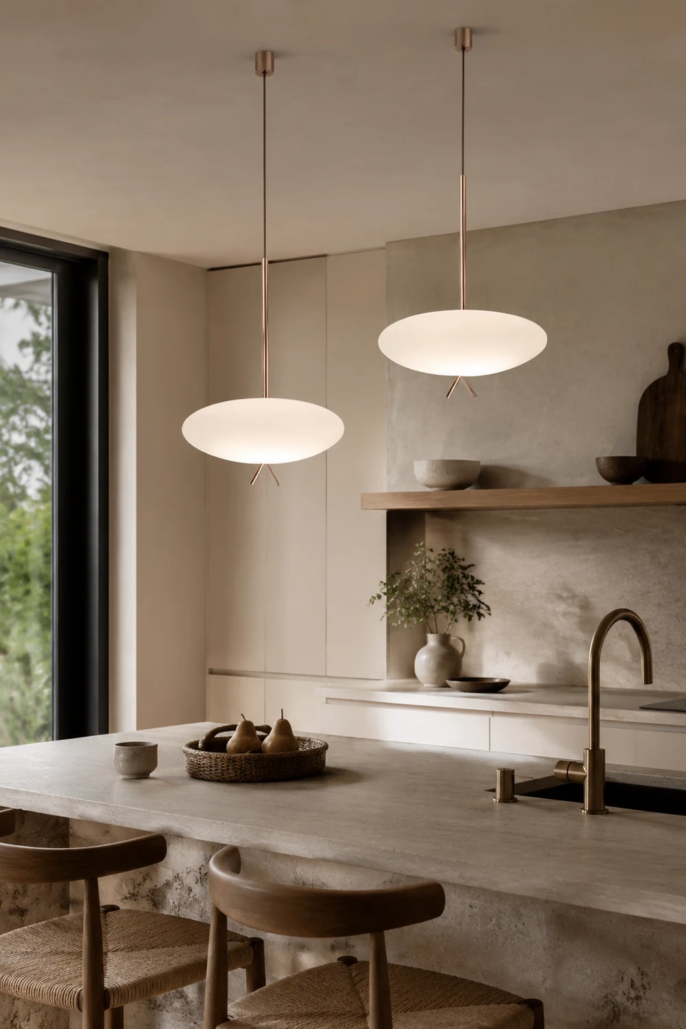 Modern Glass Pebbles Pendant Light - Lumpaz