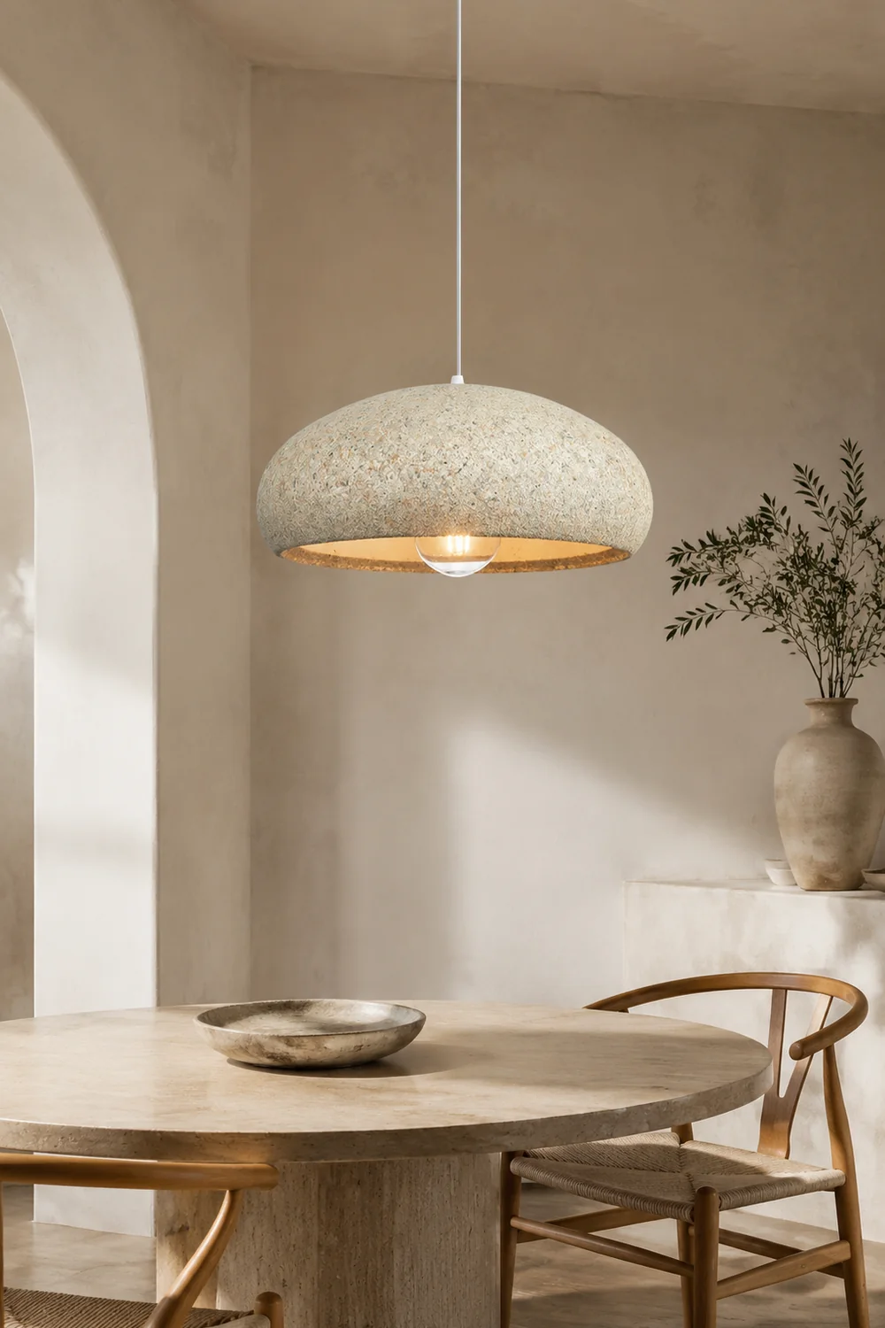 Creatieve Wabi Sabi Pendant Light For Dining Room - Lumpaz