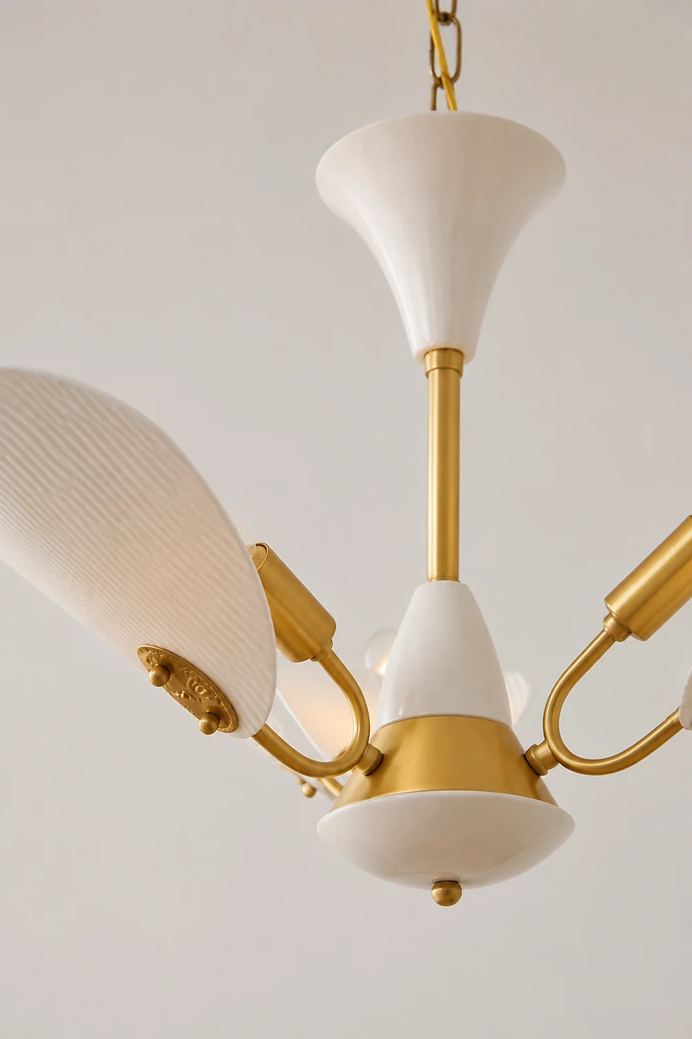 Vintage Creative Copper & Ceramic Pendant Light - Lumpaz
