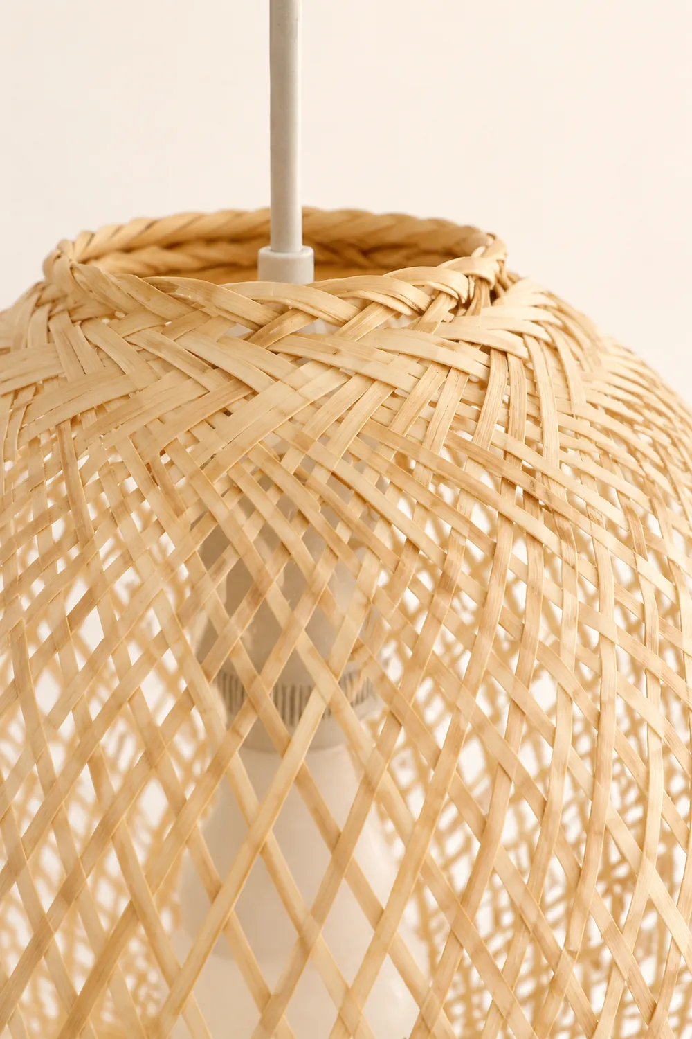 Round Modern Basket Pendant Light For Living Room - Lumpaz