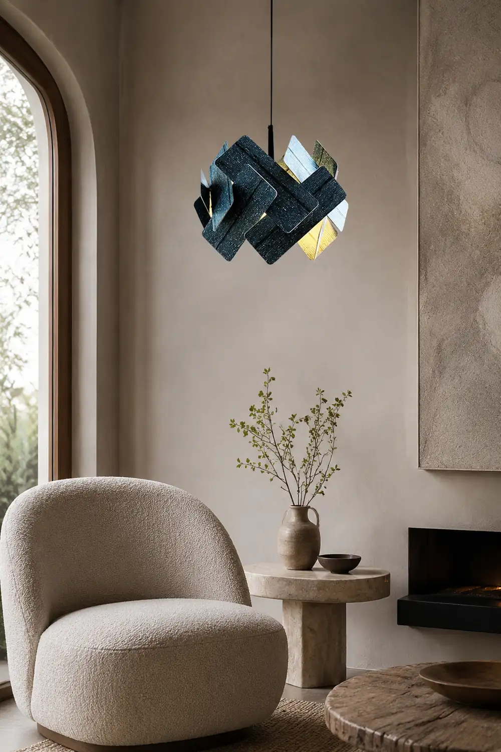 Escape Pendant Light Acrylic Decorative Hanging Lamp - Lumpaz