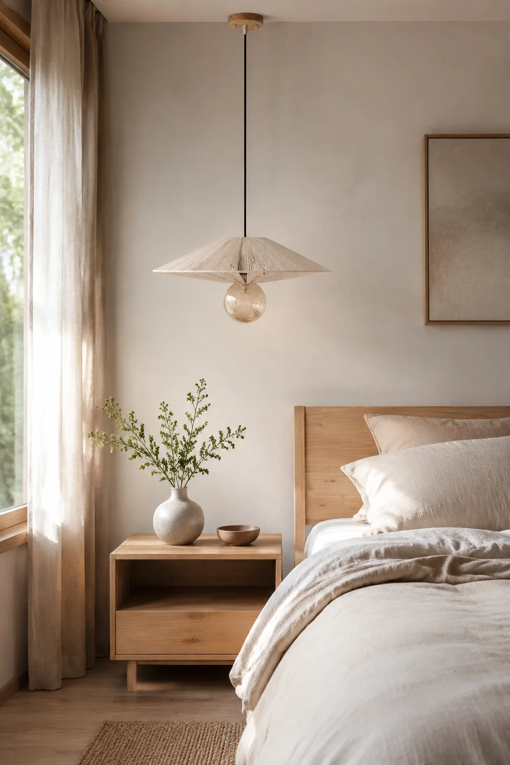 Vintage Hat Shape Rope Handmade Pendant Light For Living Room - Lumpaz