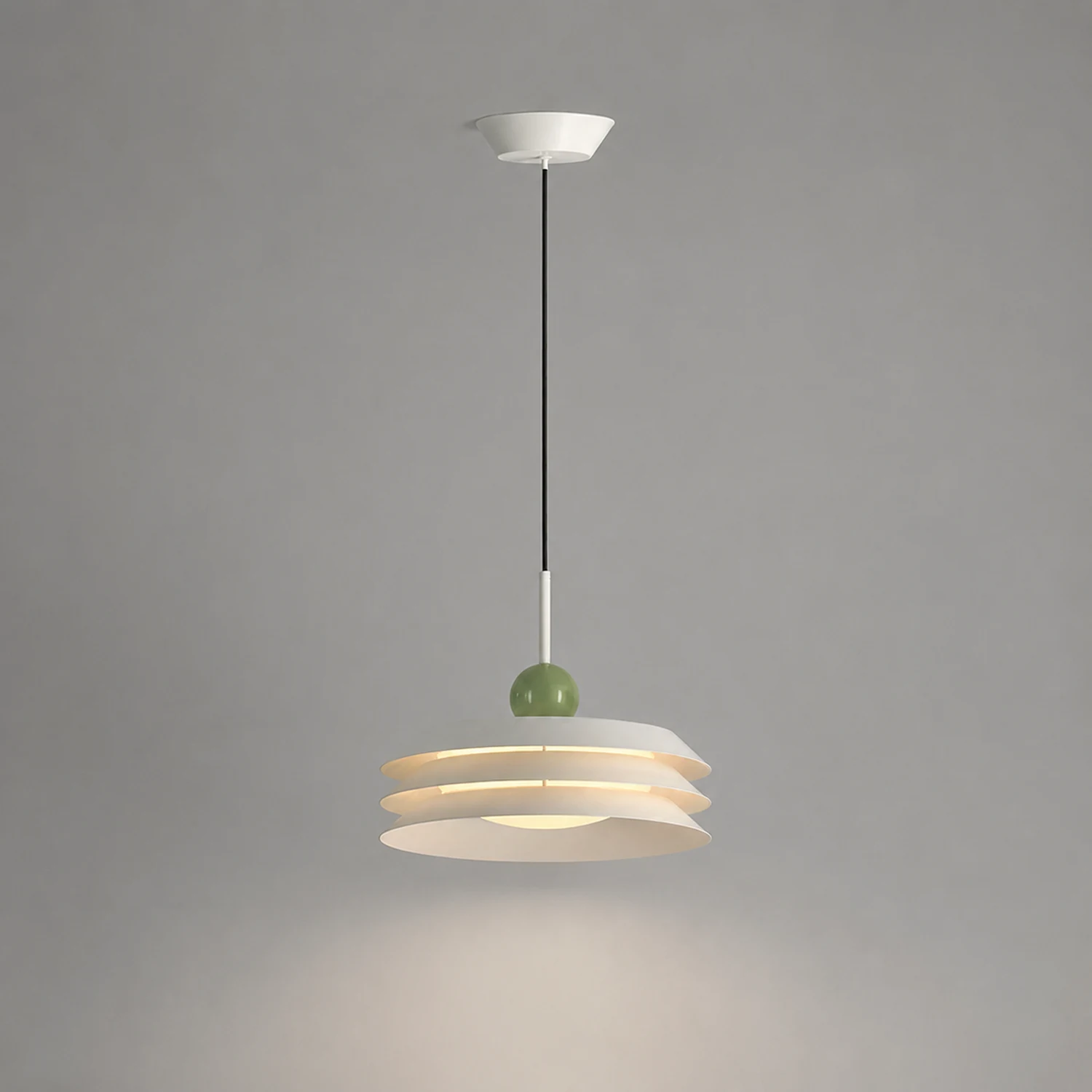 Modern Morandi Layered Metal Hanging Lights - Lumpaz
