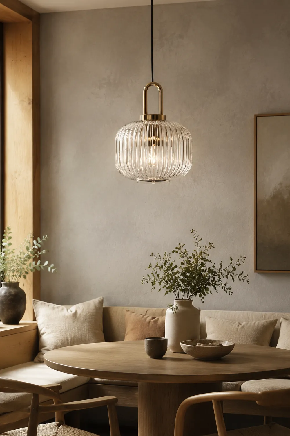Design Pumpkin Shape Glass Pendant Light - Lumpaz