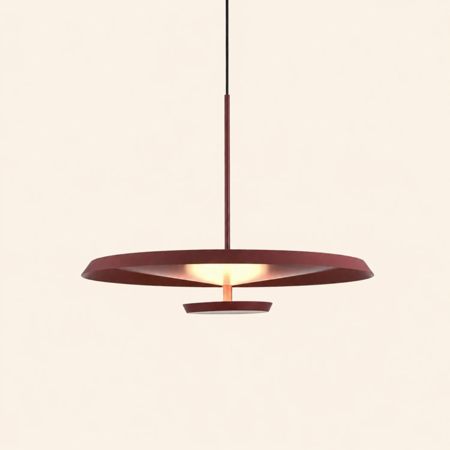 Modern LED Fixtures Round Plate Pendant Lights - Lumpaz