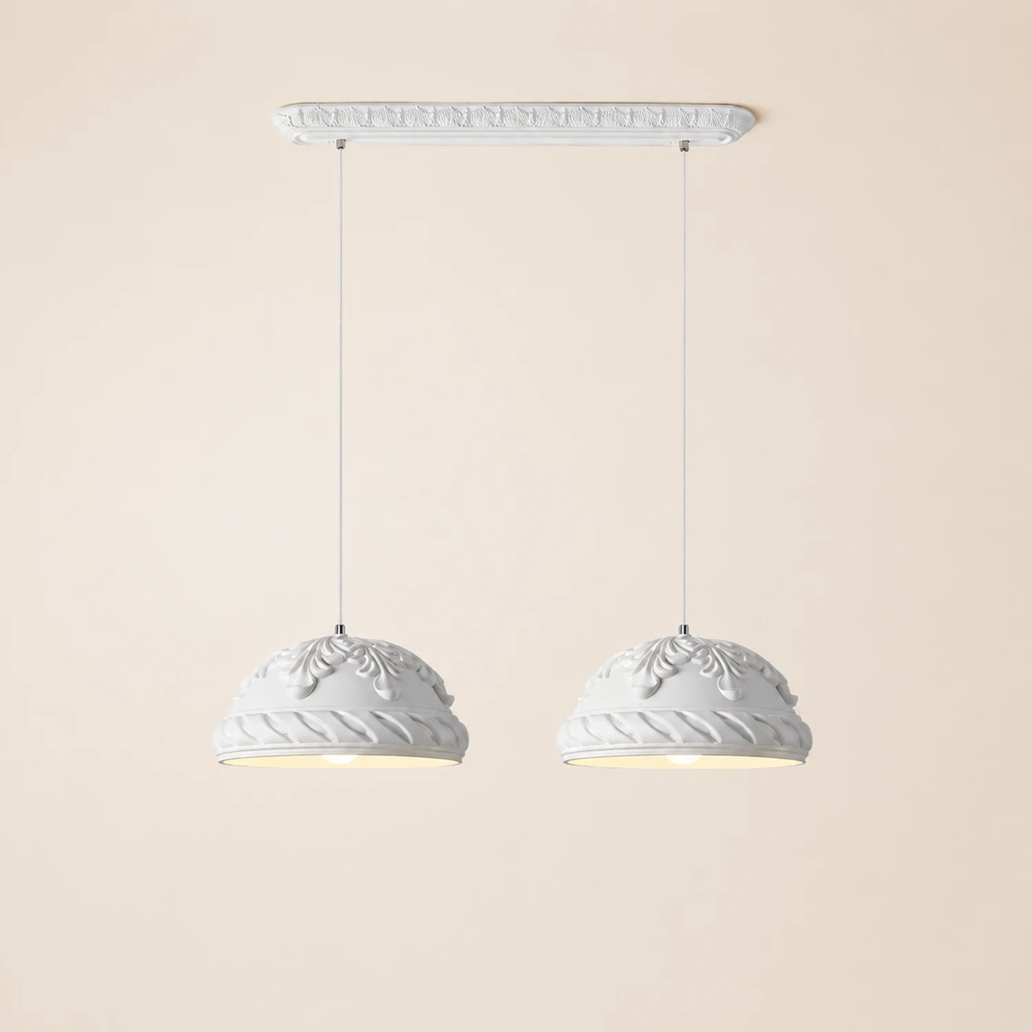French Style Resin Retro Pendant Light - Lumpaz
