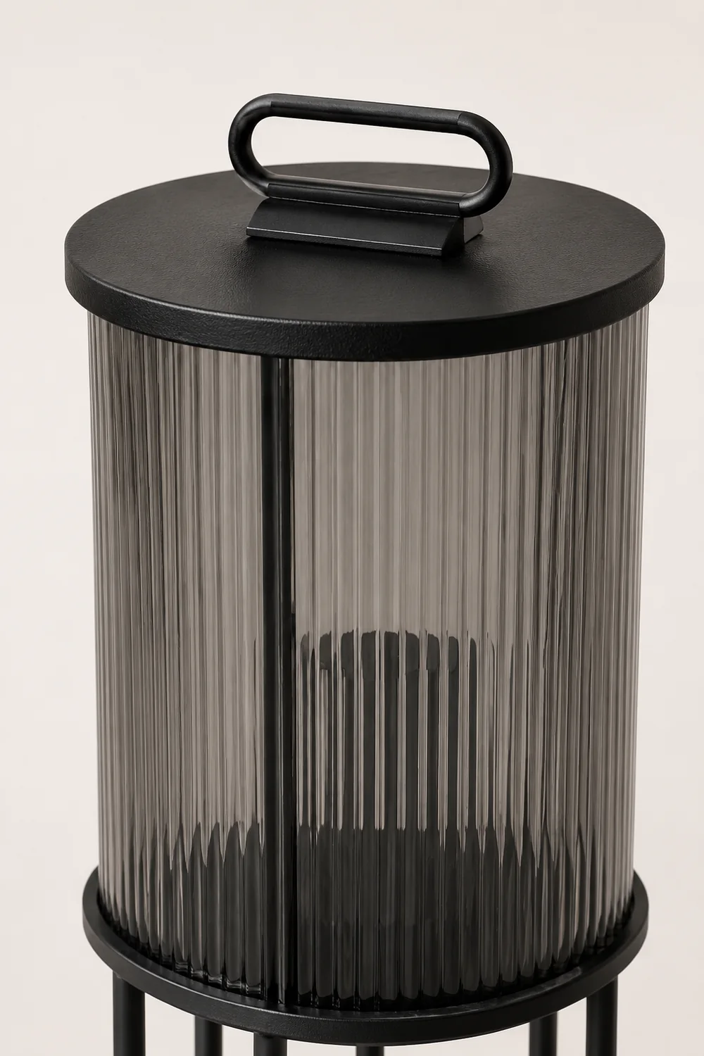 Orr Outdoor Solar Stehlampe, Metall&Glas, 33/60cm - Lumpaz