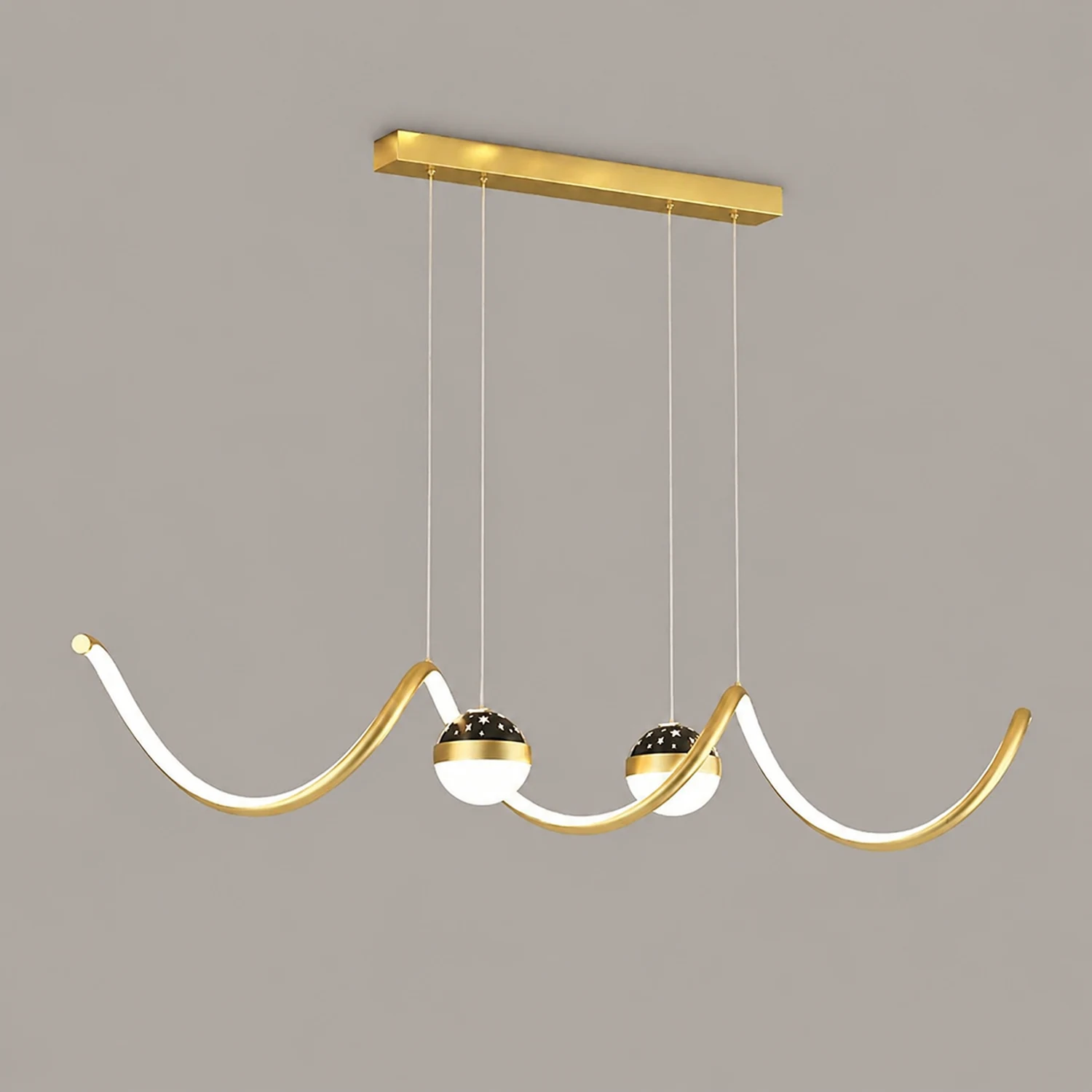 Madina Moderne LED Pendelleuchte Stern-Design für Esszimmer - Lumpaz