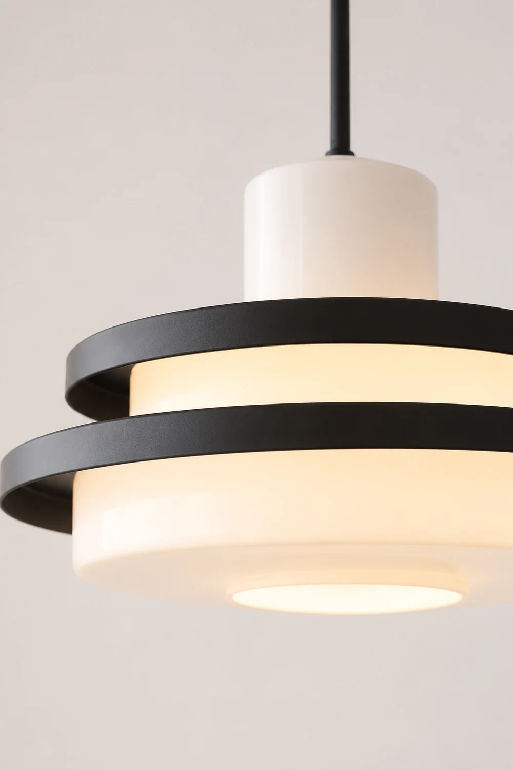 Vintage Bauhaus Equator Glass Pendant lamps - Lumpaz