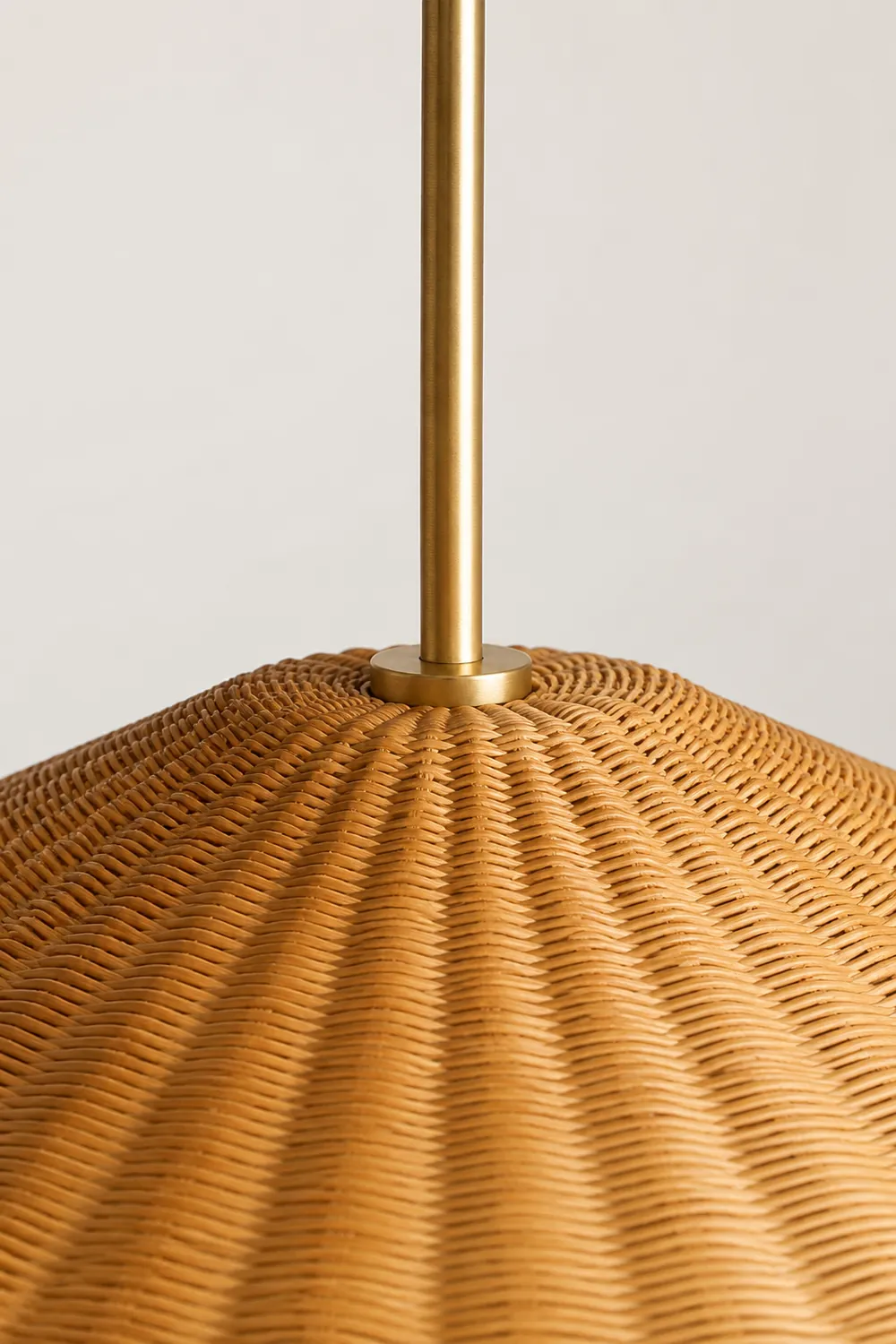 Retro Rattan Handwoven Zen Pendant Light - Lumpaz