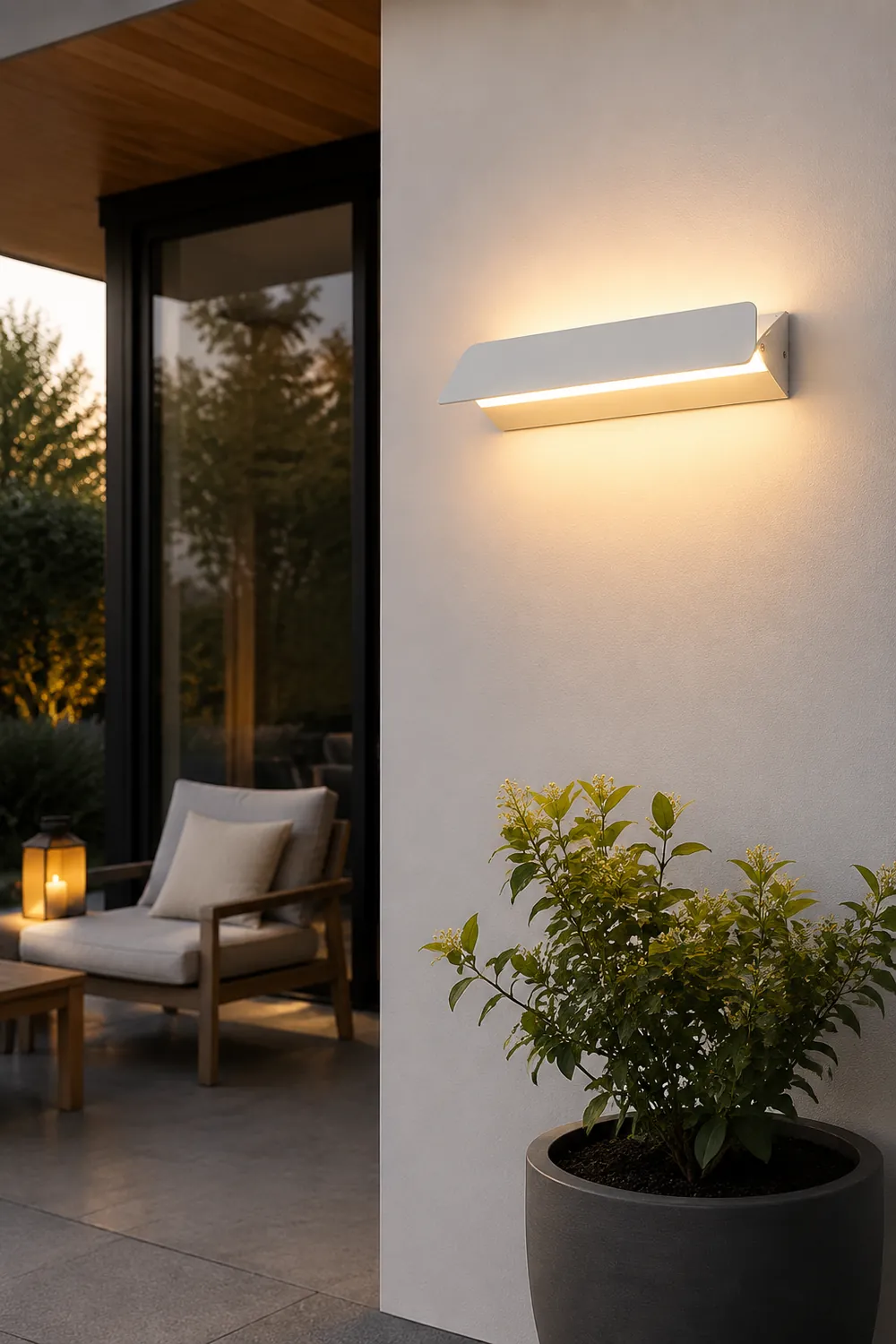 Orr Außenwandleuchte, Aluminium - Lumpaz