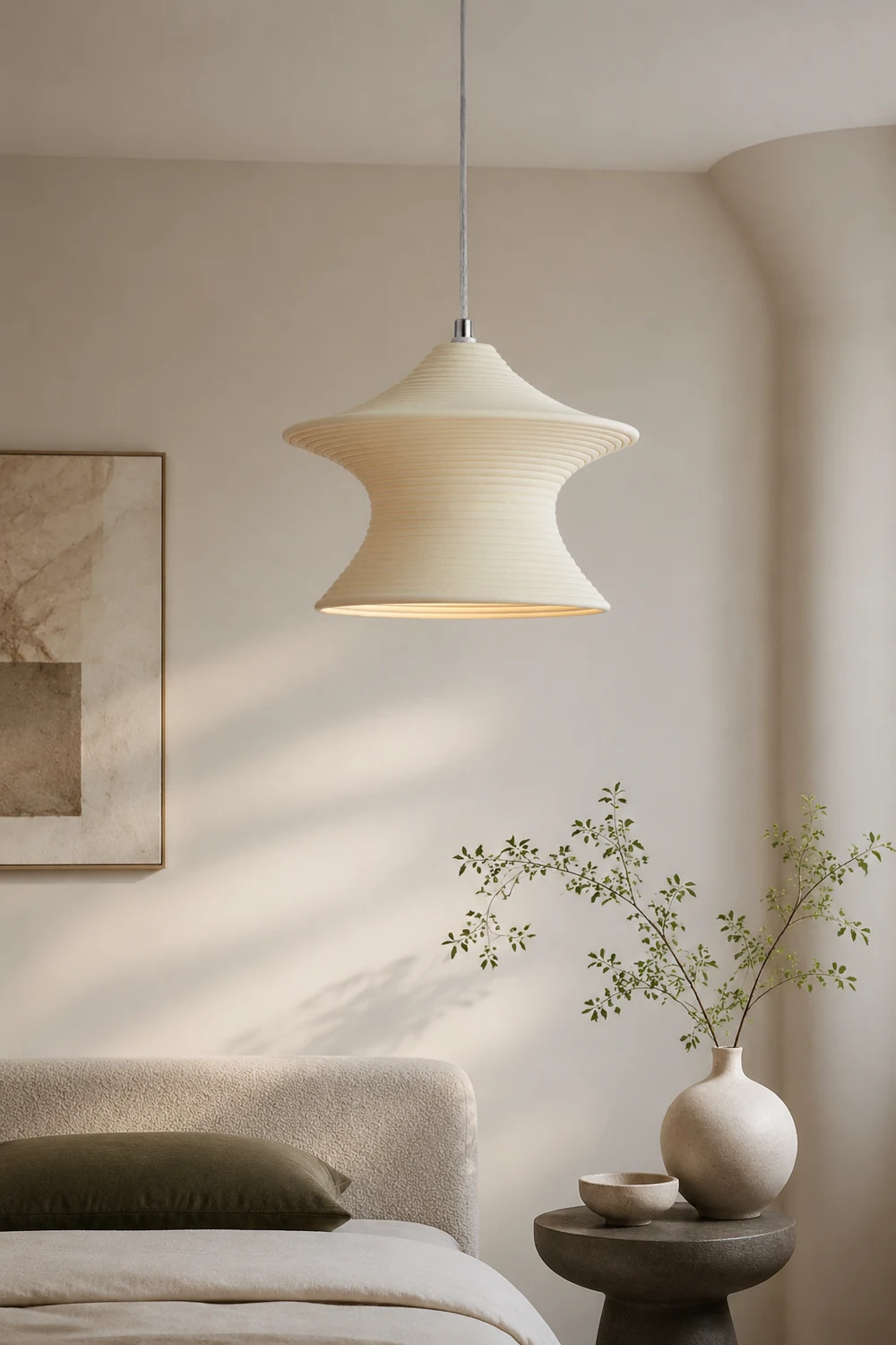 Wabi-Sabi Style Minimalist Nordic Art Pendant Lamp - Lumpaz