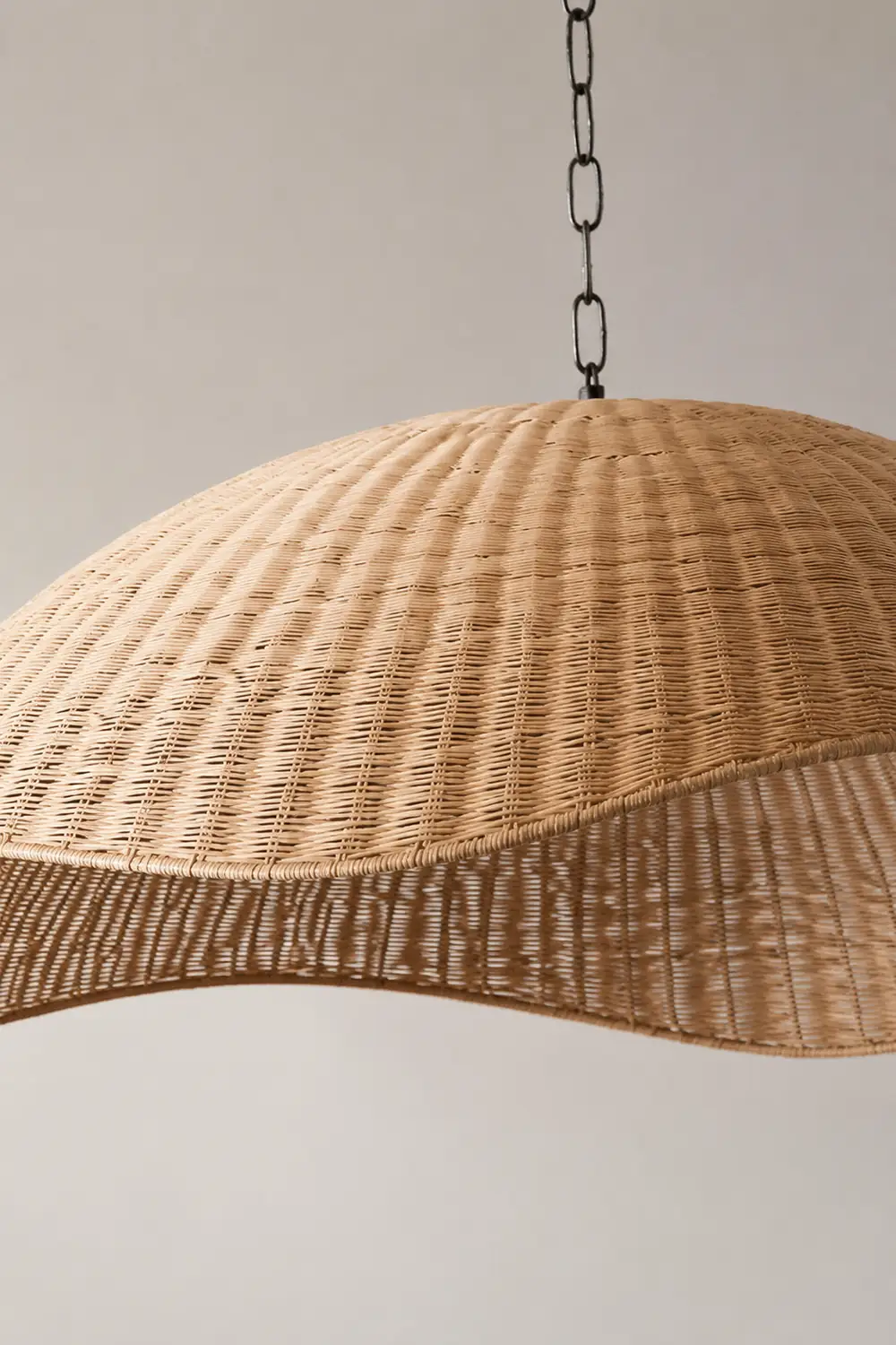 Natural Minimalistic Woven Rattan Handmade Hanging Lamp - Lumpaz