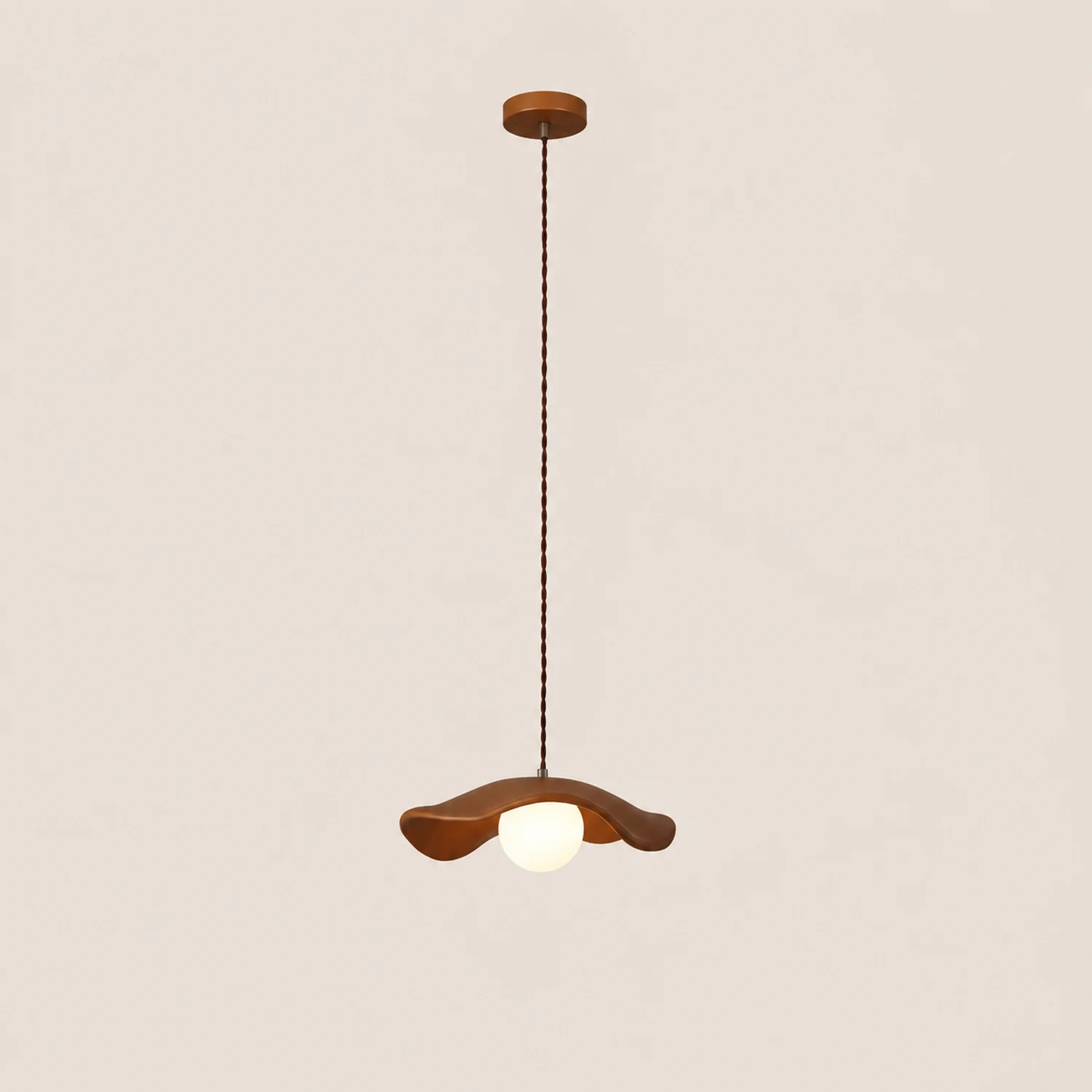 Modern Style Hat Shade Wabi-Sabi Pendant Light - Lumpaz