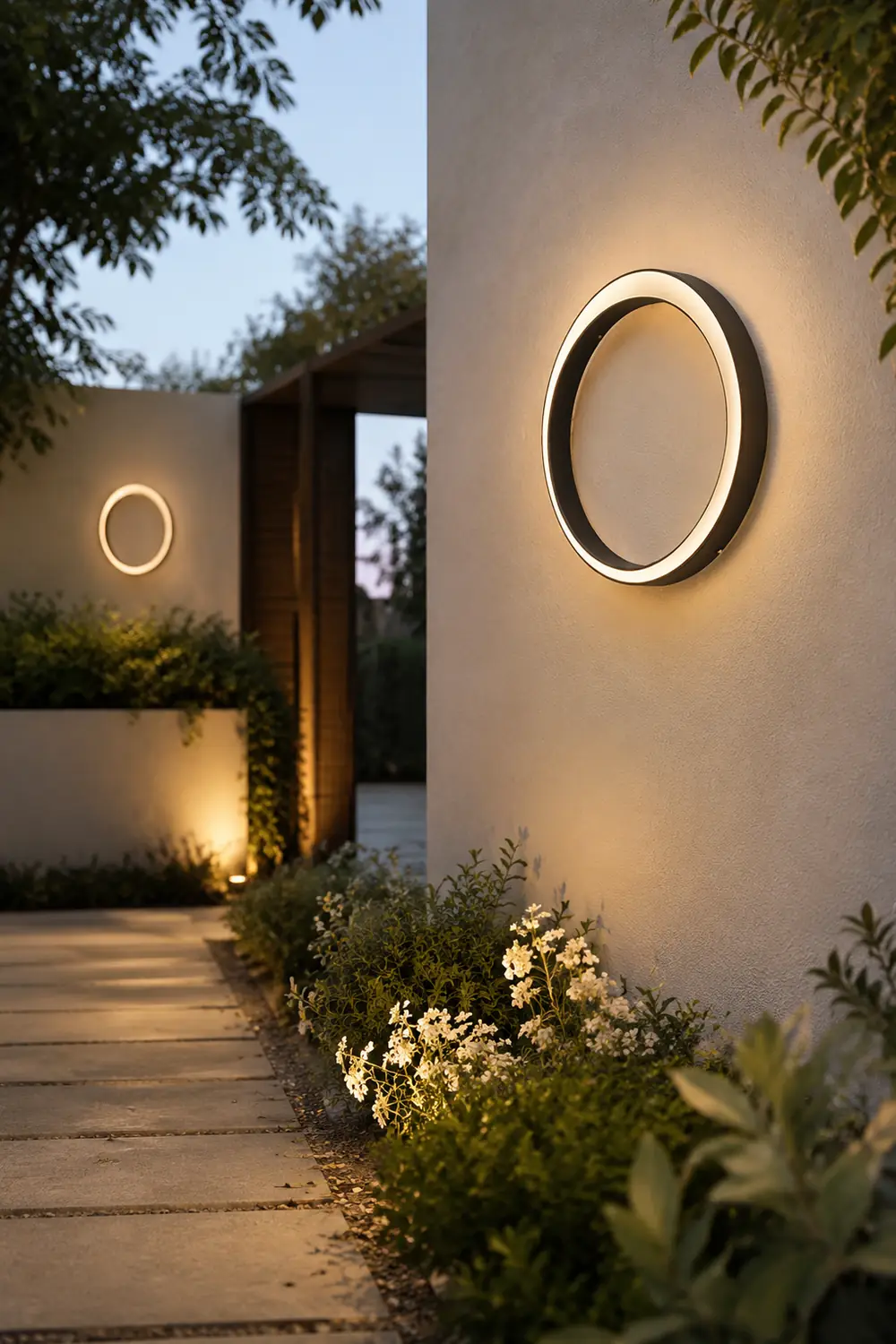 Postmorderne Wasserdichte LED Wandleuchten für Garten, Außenbereich - Lumpaz