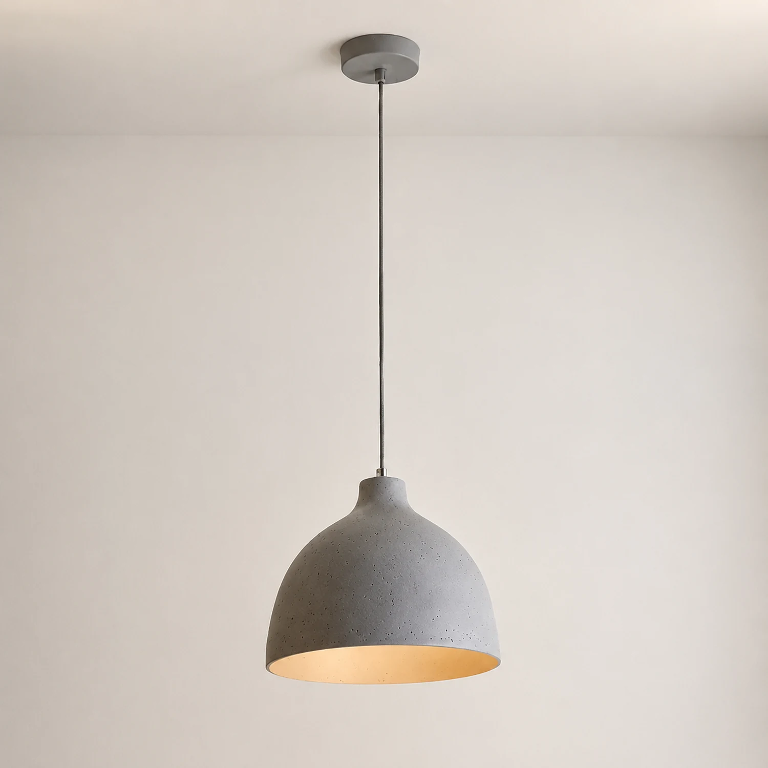Resin Bowl Pendant Lamp Rustic Pendant Lighting - Lumpaz