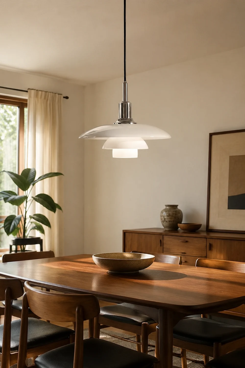 Medieval Nordic Simple Bauhaus Glass Pendant Light - Lumpaz