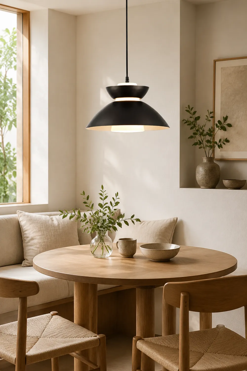 Medium Dimmable Pendant Large Farmhouse Hanging Lights - Lumpaz