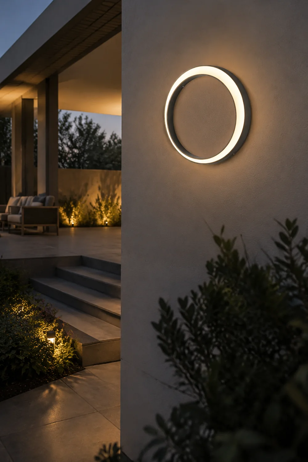 Postmorderne Wasserdichte LED Wandleuchten für Garten, Außenbereich - Lumpaz