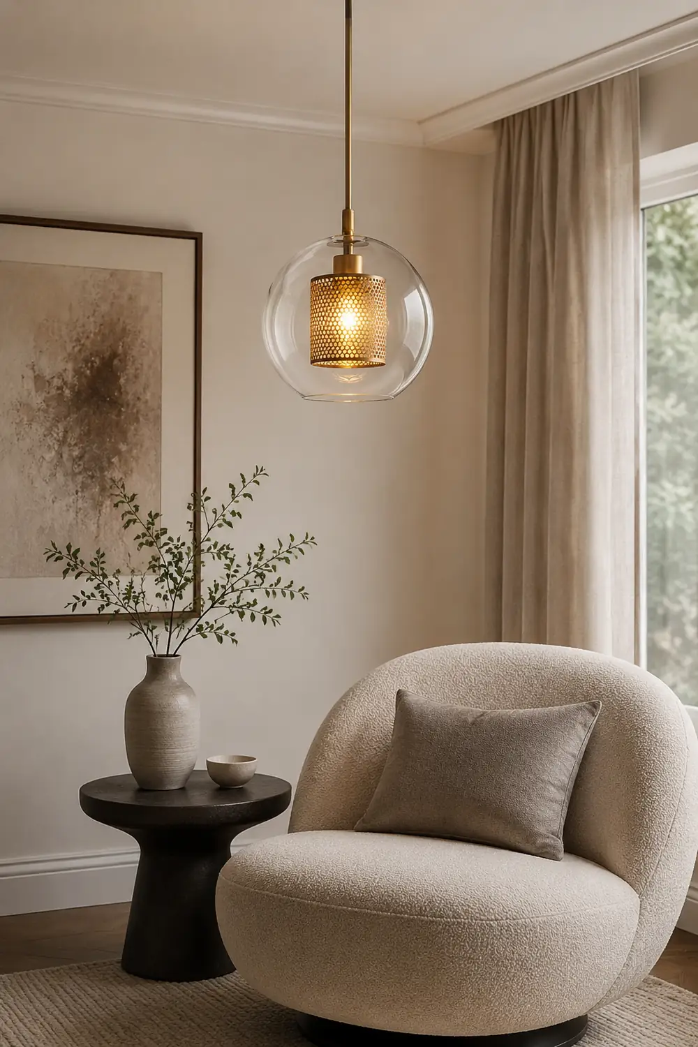 Modern Decor Chiswick Glass Pendant Light - Lumpaz