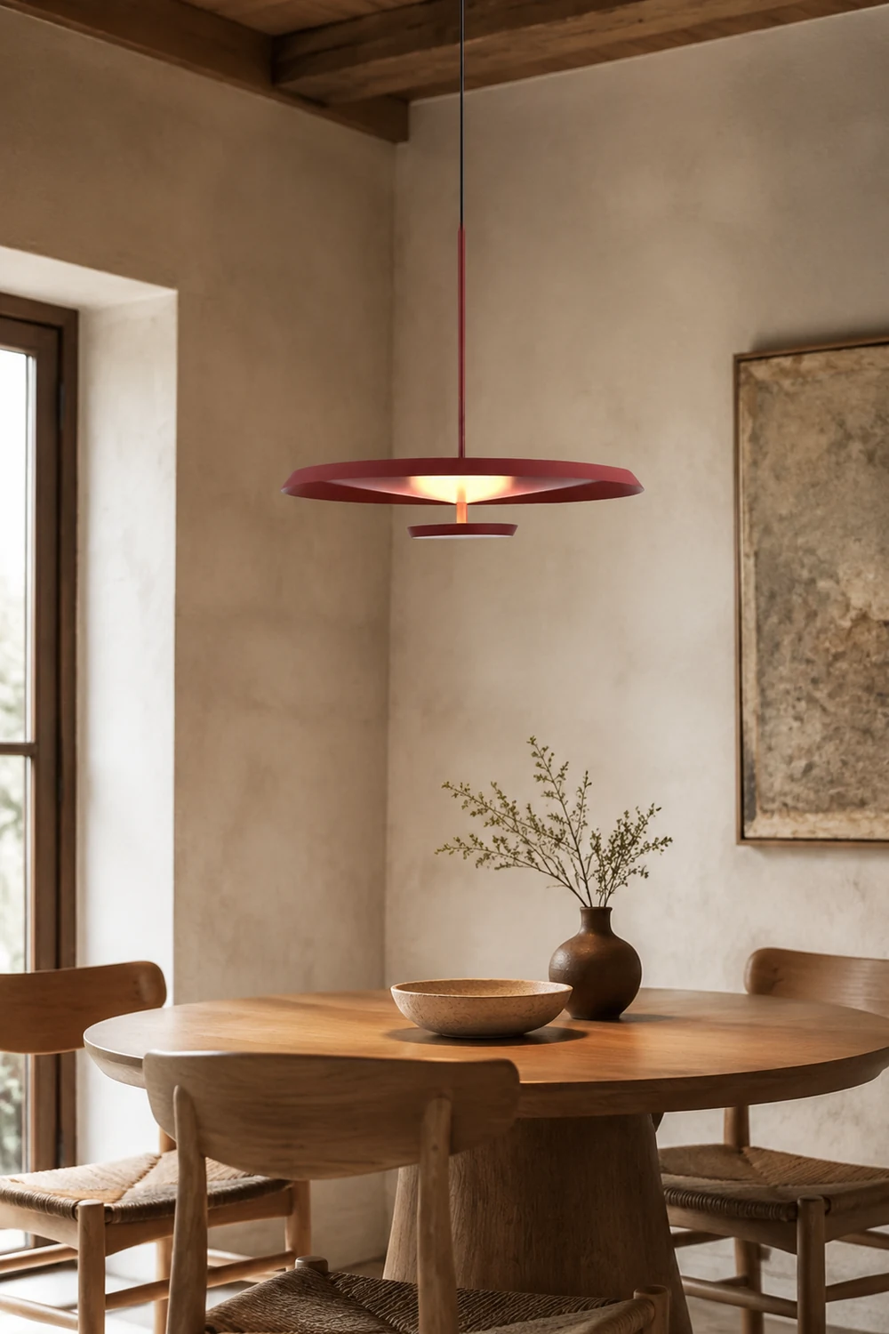 Modern LED Fixtures Round Plate Pendant Lights - Lumpaz