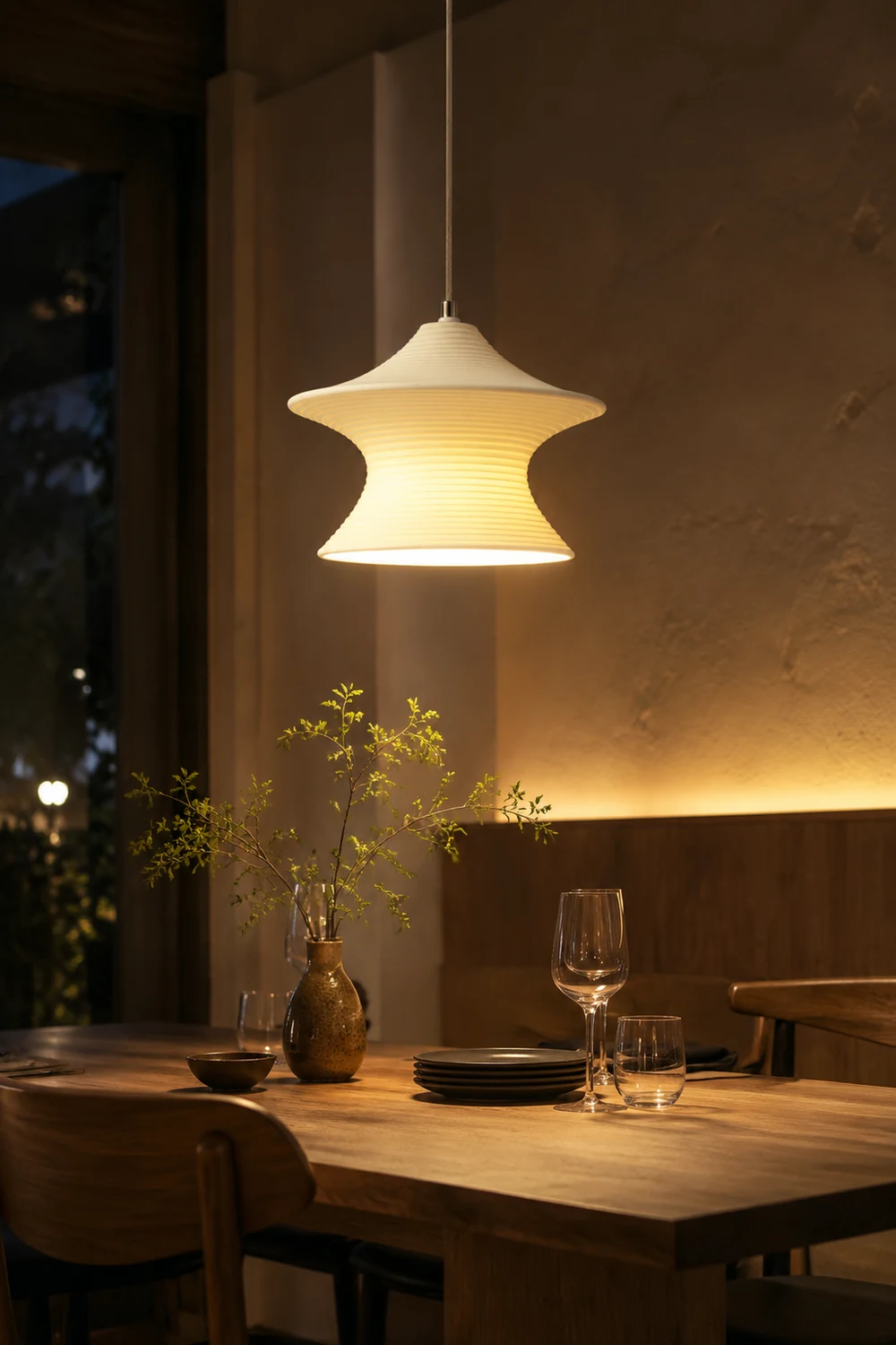 Wabi-Sabi Style Minimalist Nordic Art Pendant Lamp - Lumpaz