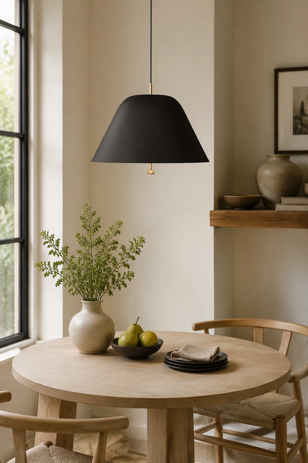 Modern Metal Living Room Cone Pendant Light - Lumpaz