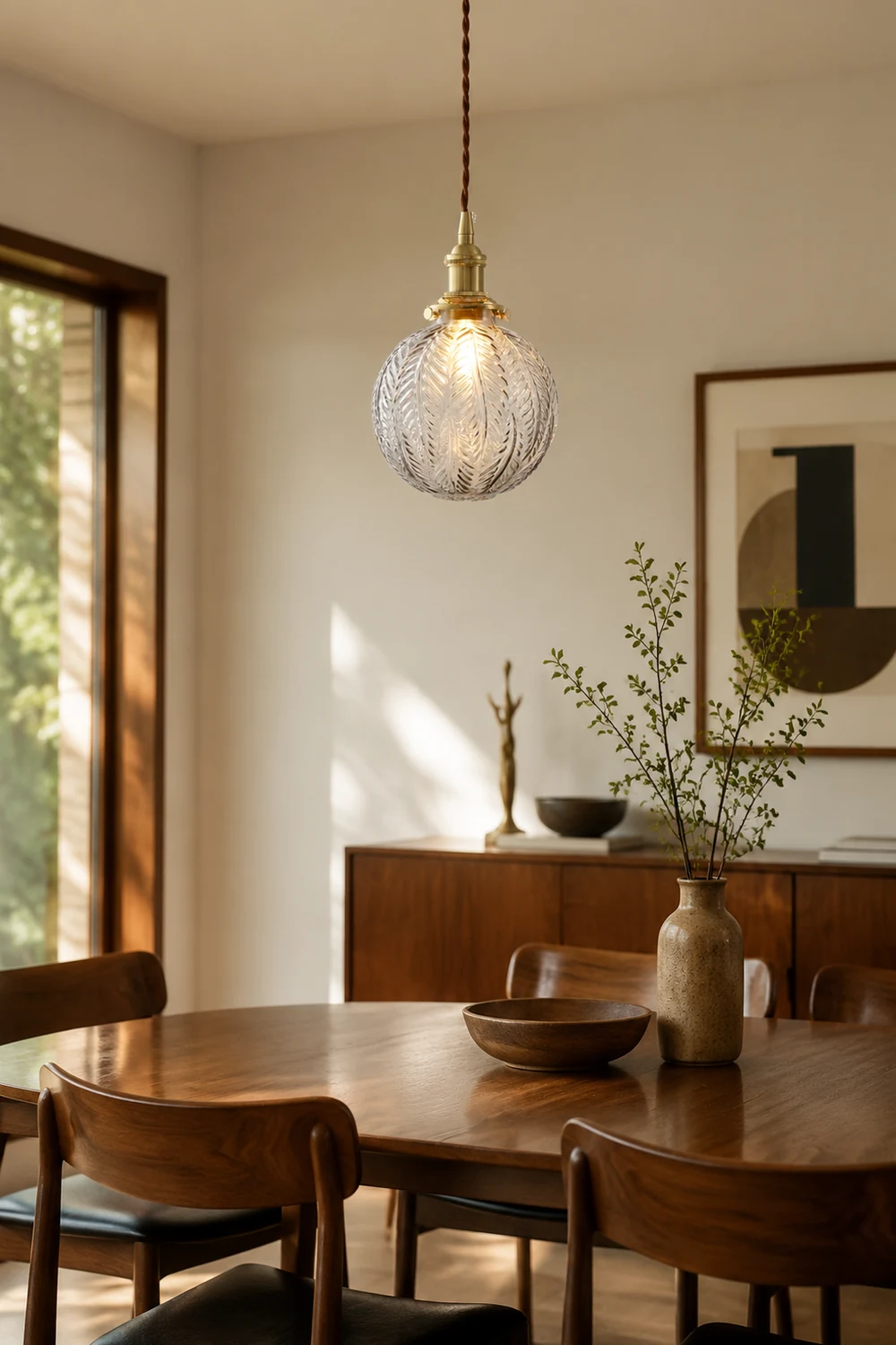 Glass Living Room Small Globe Pendant Light - Lumpaz