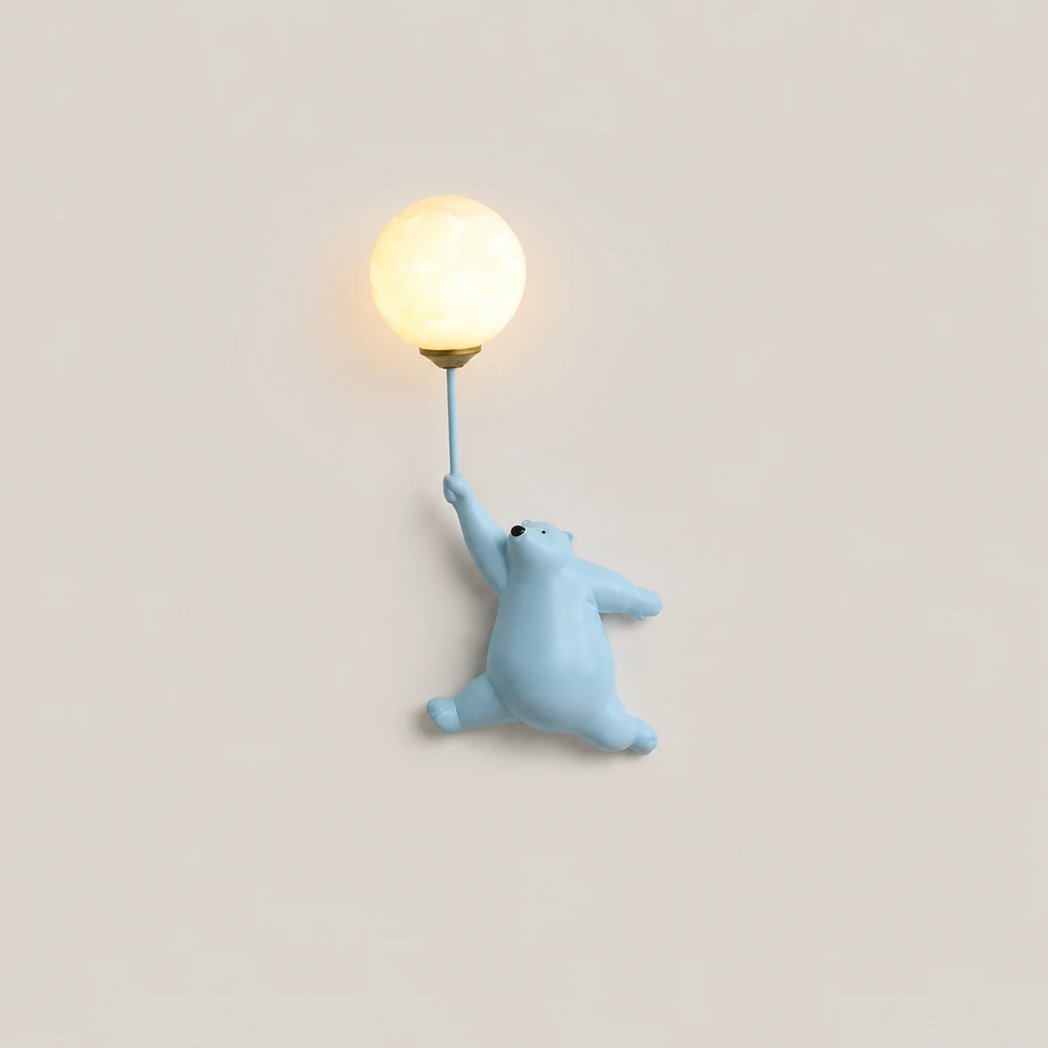 Fateh Wandlampe Bär Ballon, 4 Farben - Lumpaz